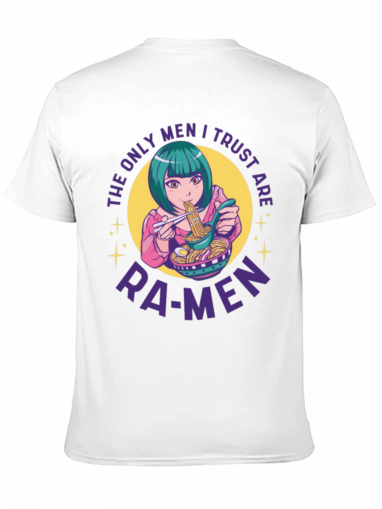 Ramen Lover T-Shirt - Anime Girl Noodles