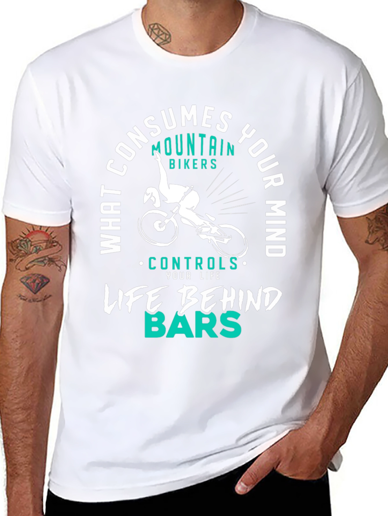 Mountain Biker Graphic Tee - Consumes Your Mind
