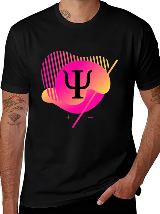 Modern Psychology Symbol T-Shirt - Black