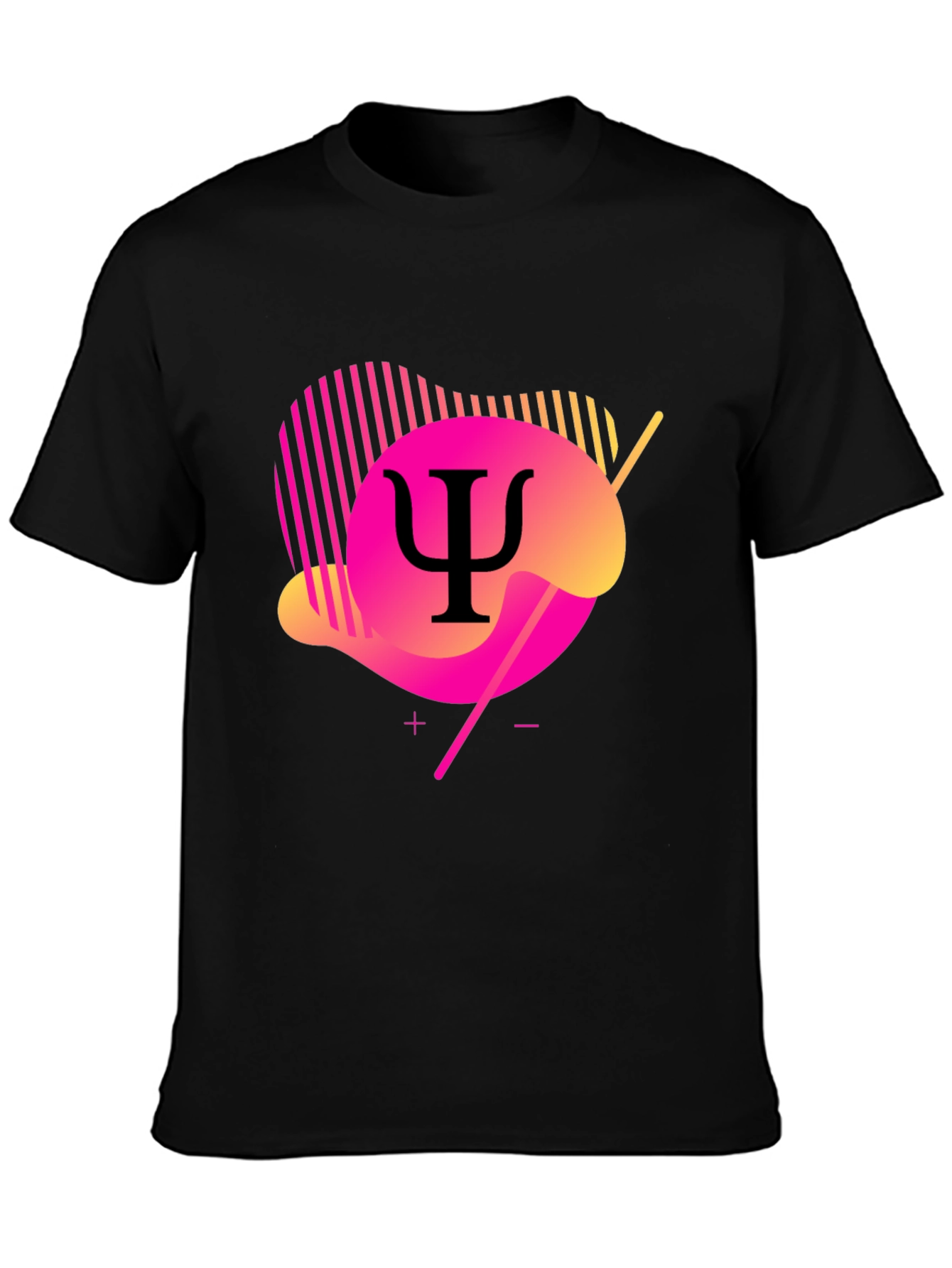 Modern Psychology Symbol T-Shirt - Black