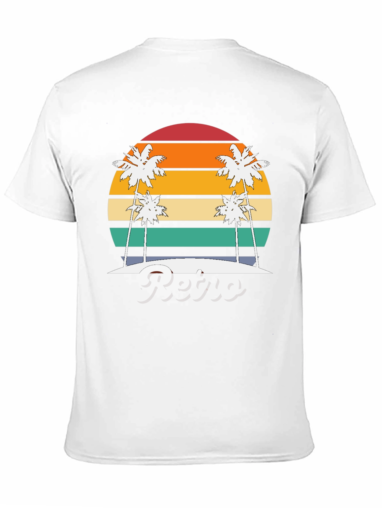 Retro Sunset Palm Tree T-Shirt