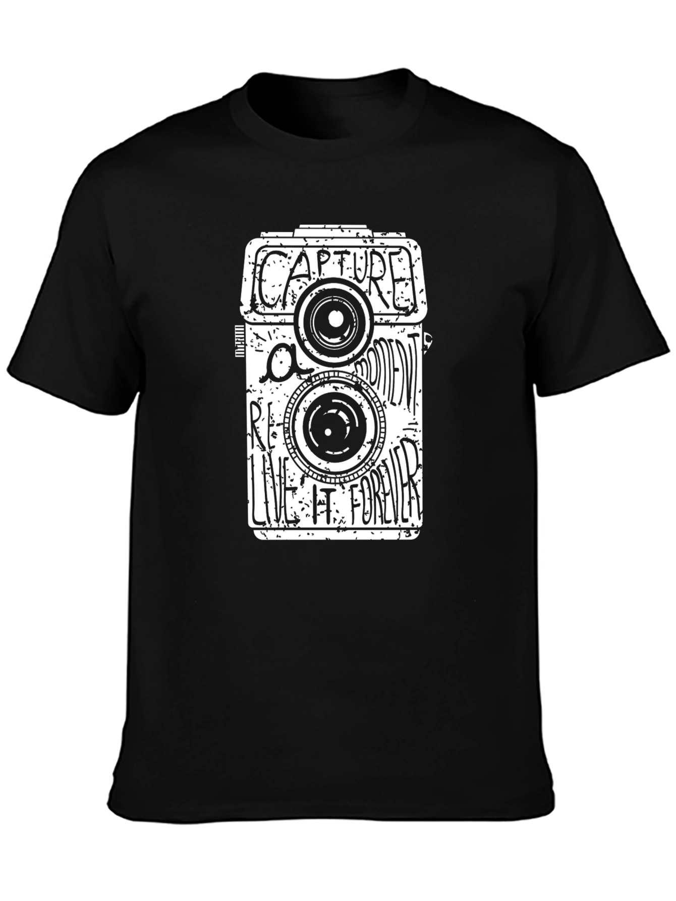 Retro Camera Graphic T-Shirt - Capture the Moment