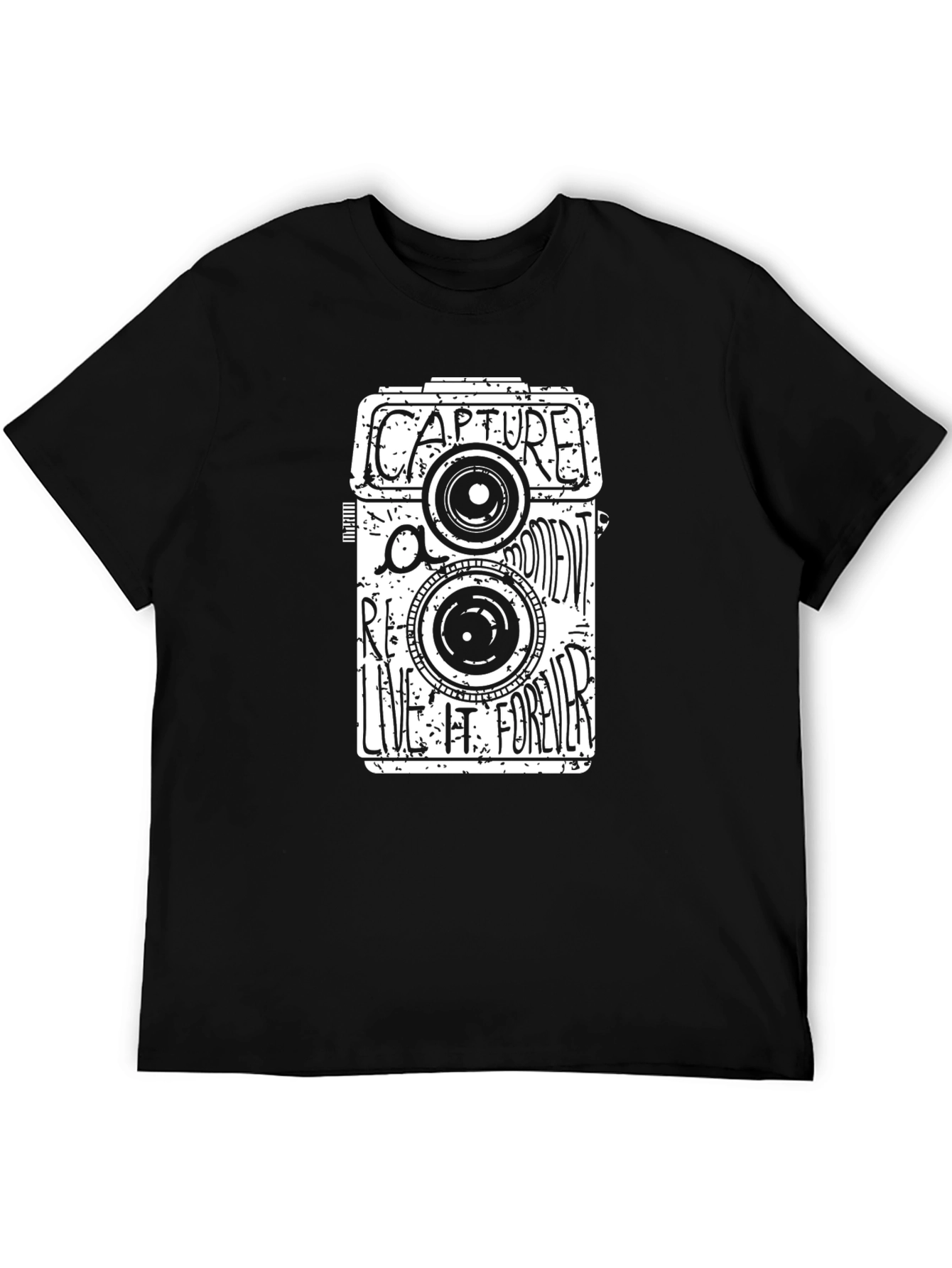 Retro Camera Graphic T-Shirt - Capture the Moment