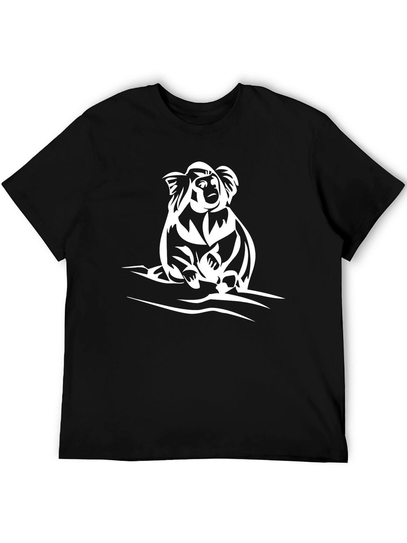 Koala Graphic Tee - Mens Black T-Shirt