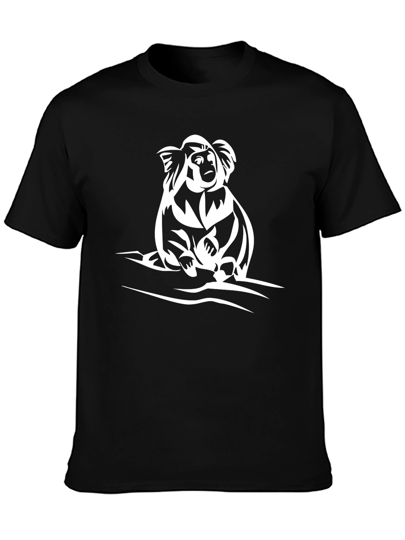 Koala Graphic Tee - Mens Black T-Shirt