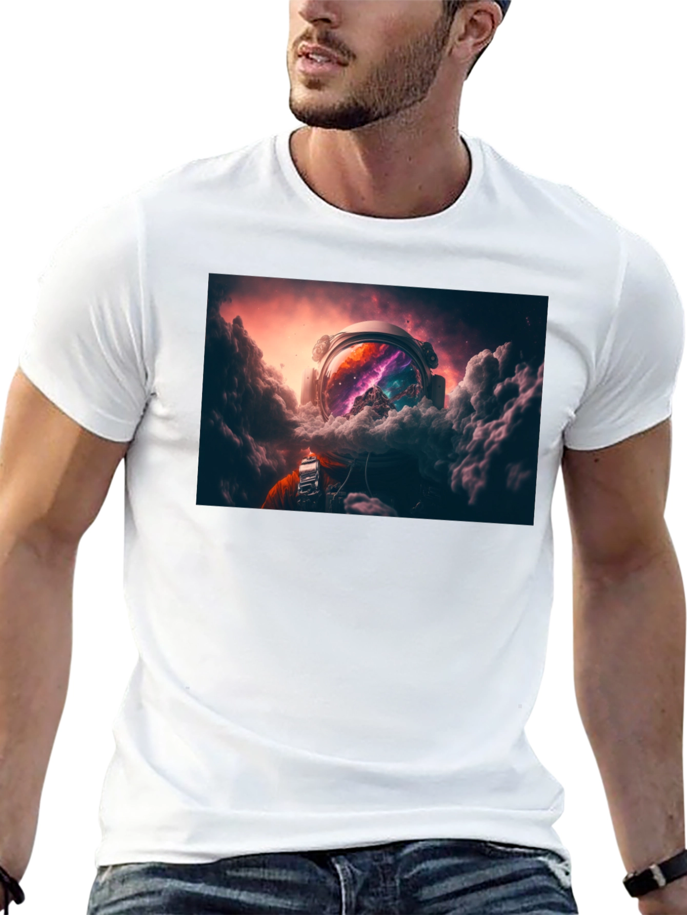 Astronaut Galaxy T-Shirt - Explore the Cosmos