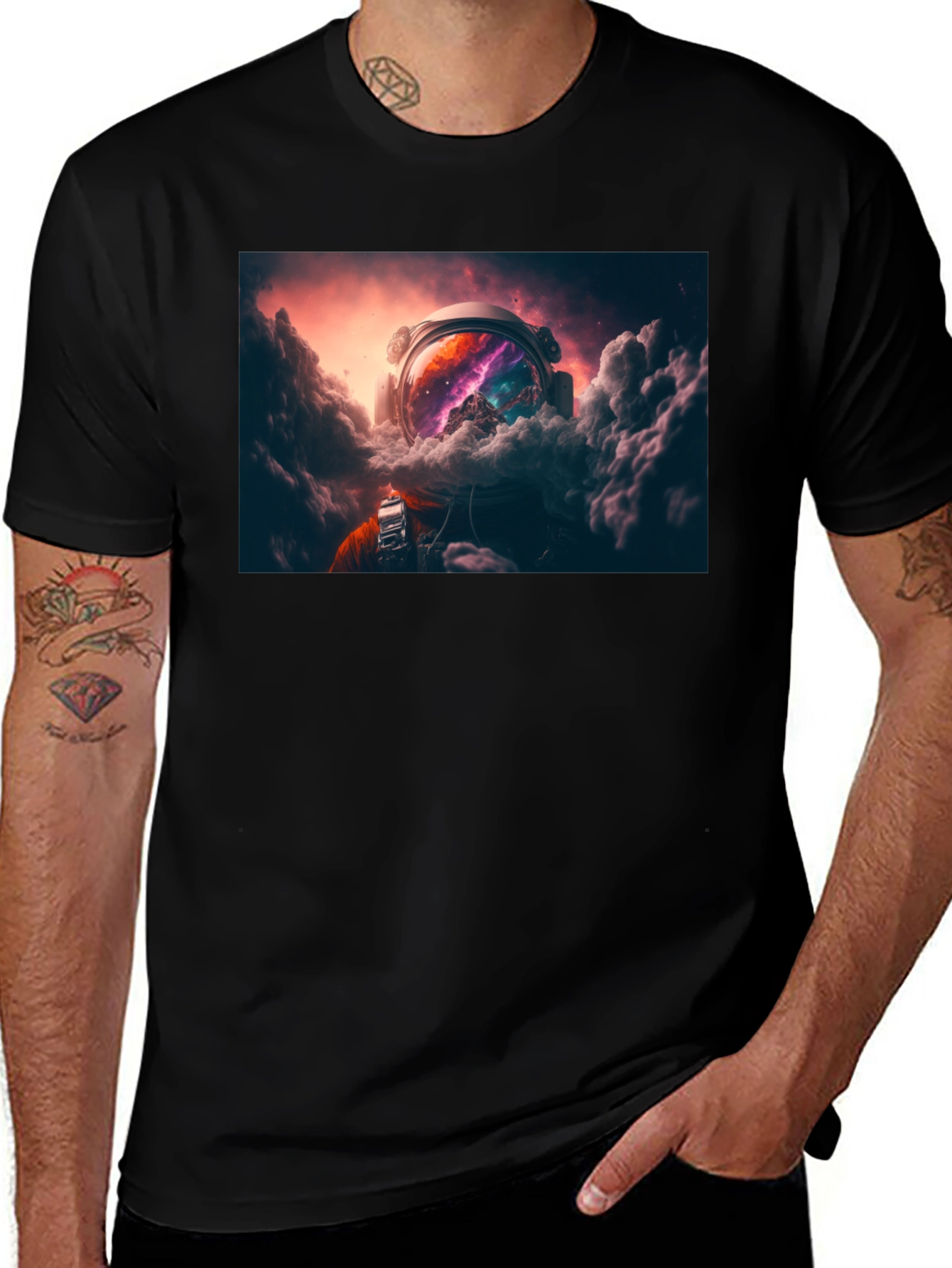 Astronaut Galaxy T-Shirt - Explore the Cosmos