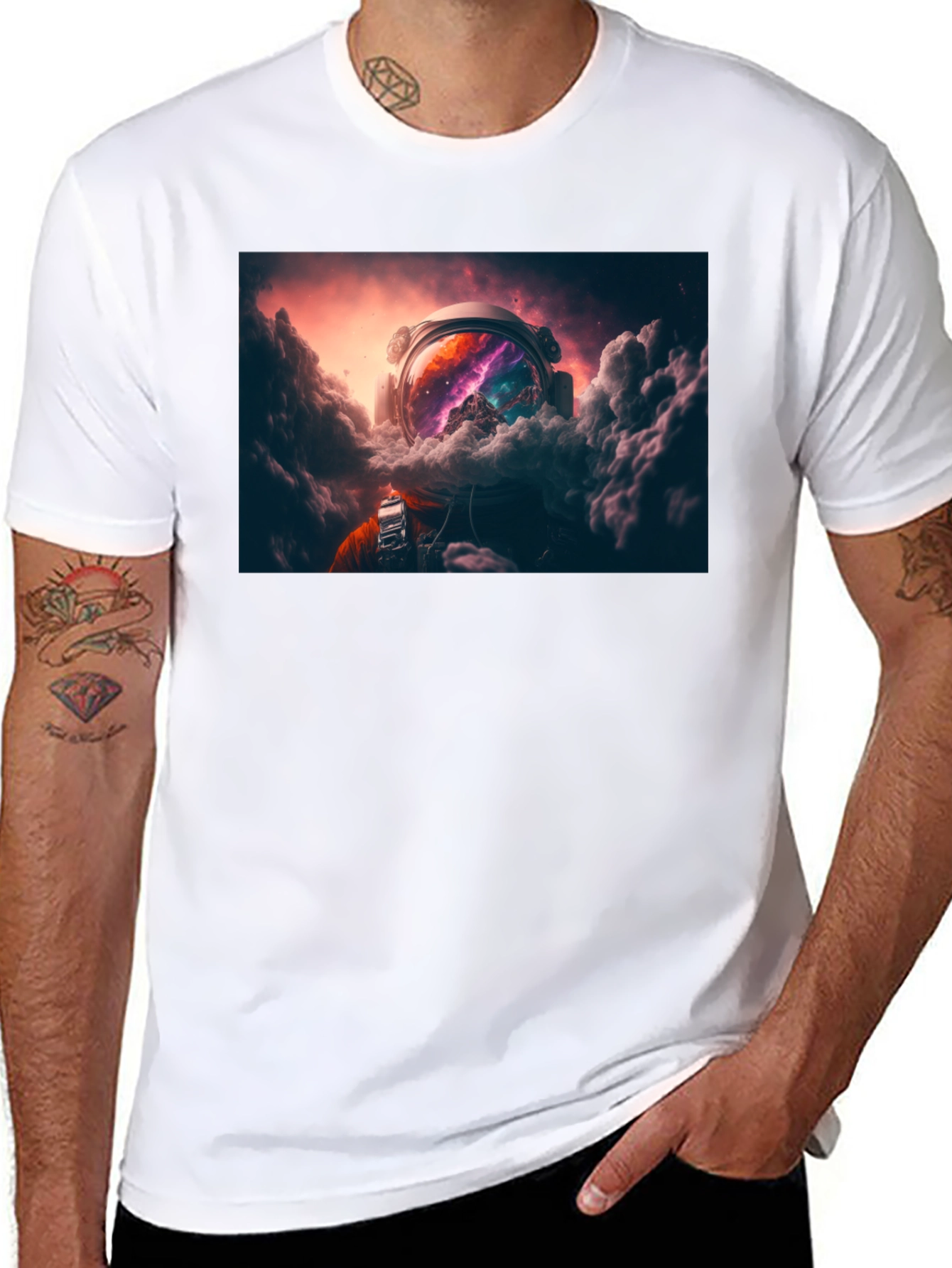 Astronaut Galaxy T-Shirt - Explore the Cosmos