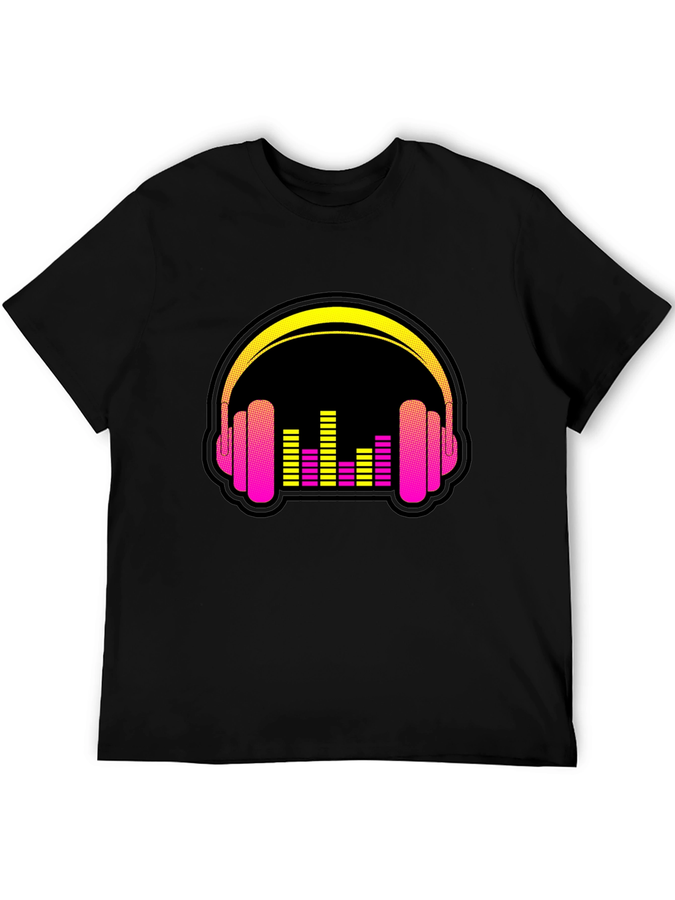 Retro Headphones Graphic Tee
