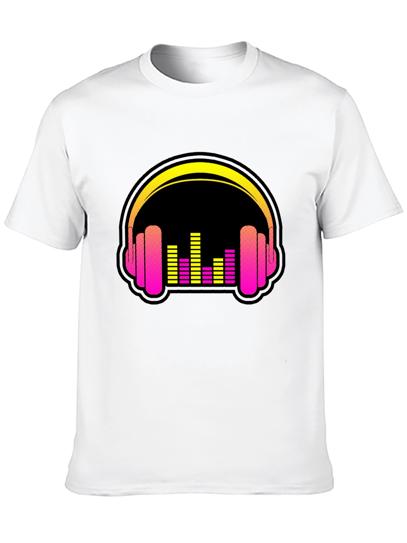 Retro Headphones Graphic Tee