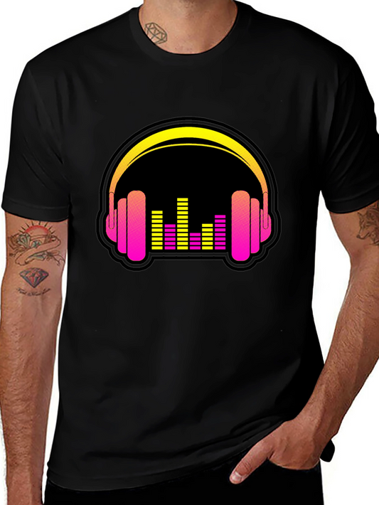 Retro Headphones Graphic Tee