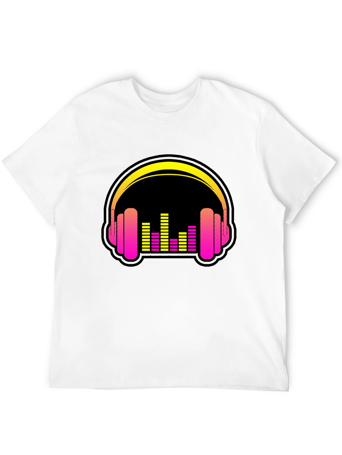 Retro Headphones Graphic Tee