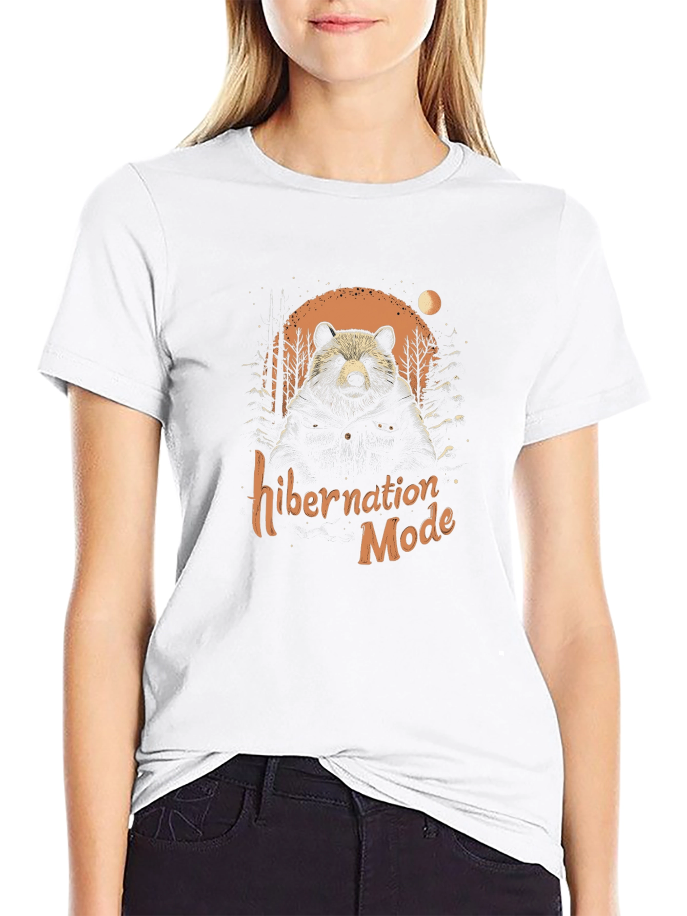 Hibernation Mode Bear Graphic Tee
