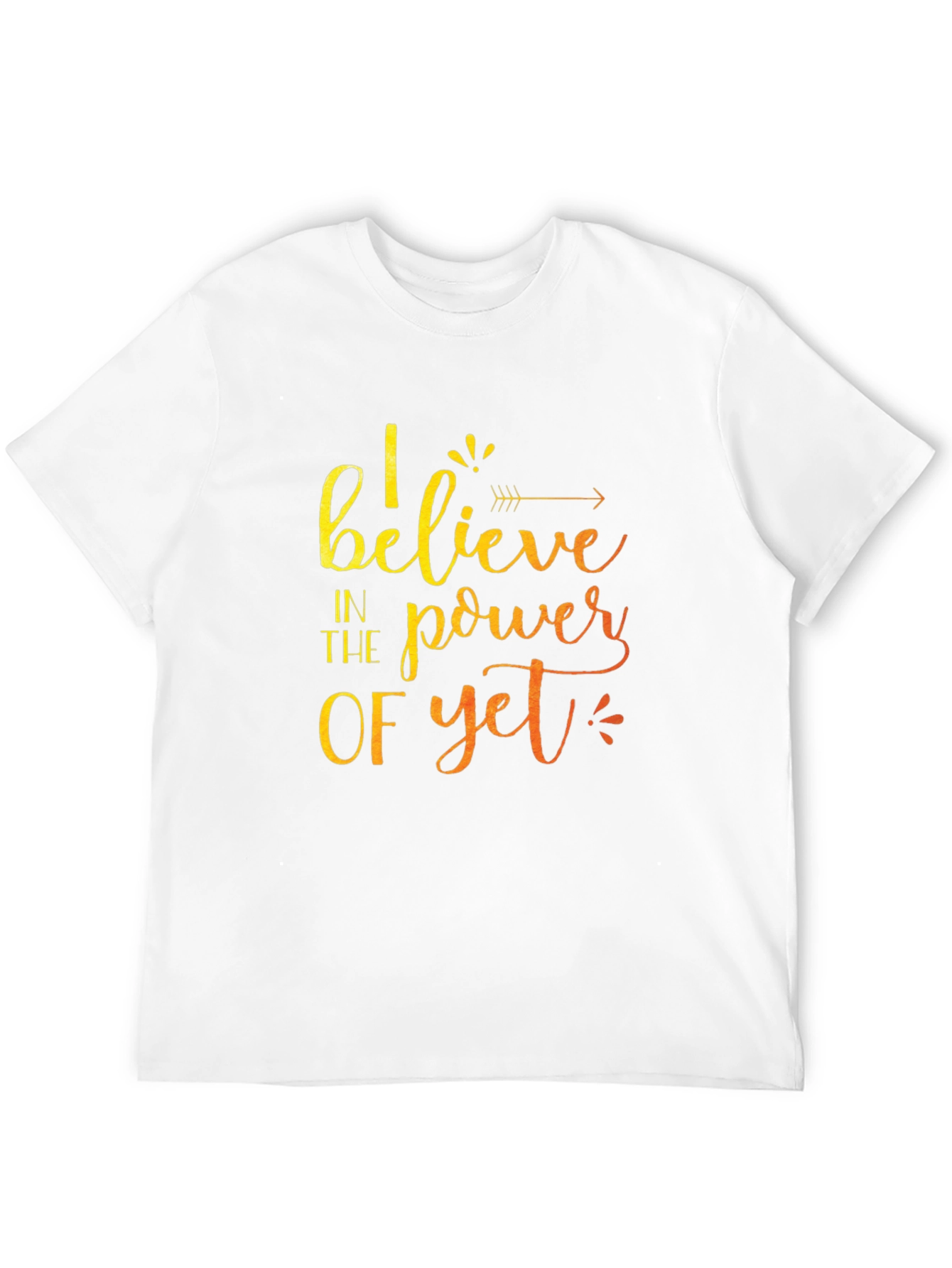 Believe In The Power Of Yet Black T-Shirt
