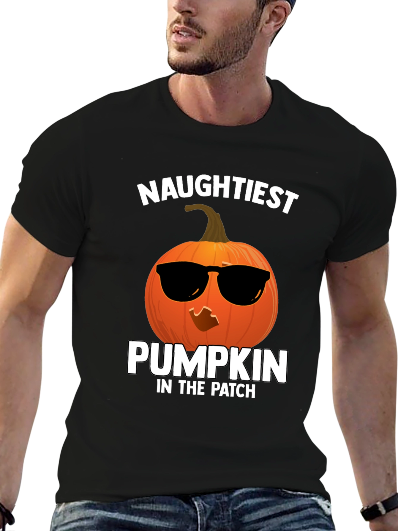 Naughtiest Pumpkin T-Shirt Halloween