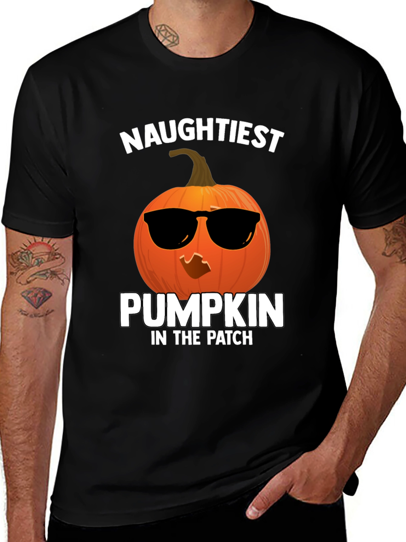 Naughtiest Pumpkin T-Shirt Halloween