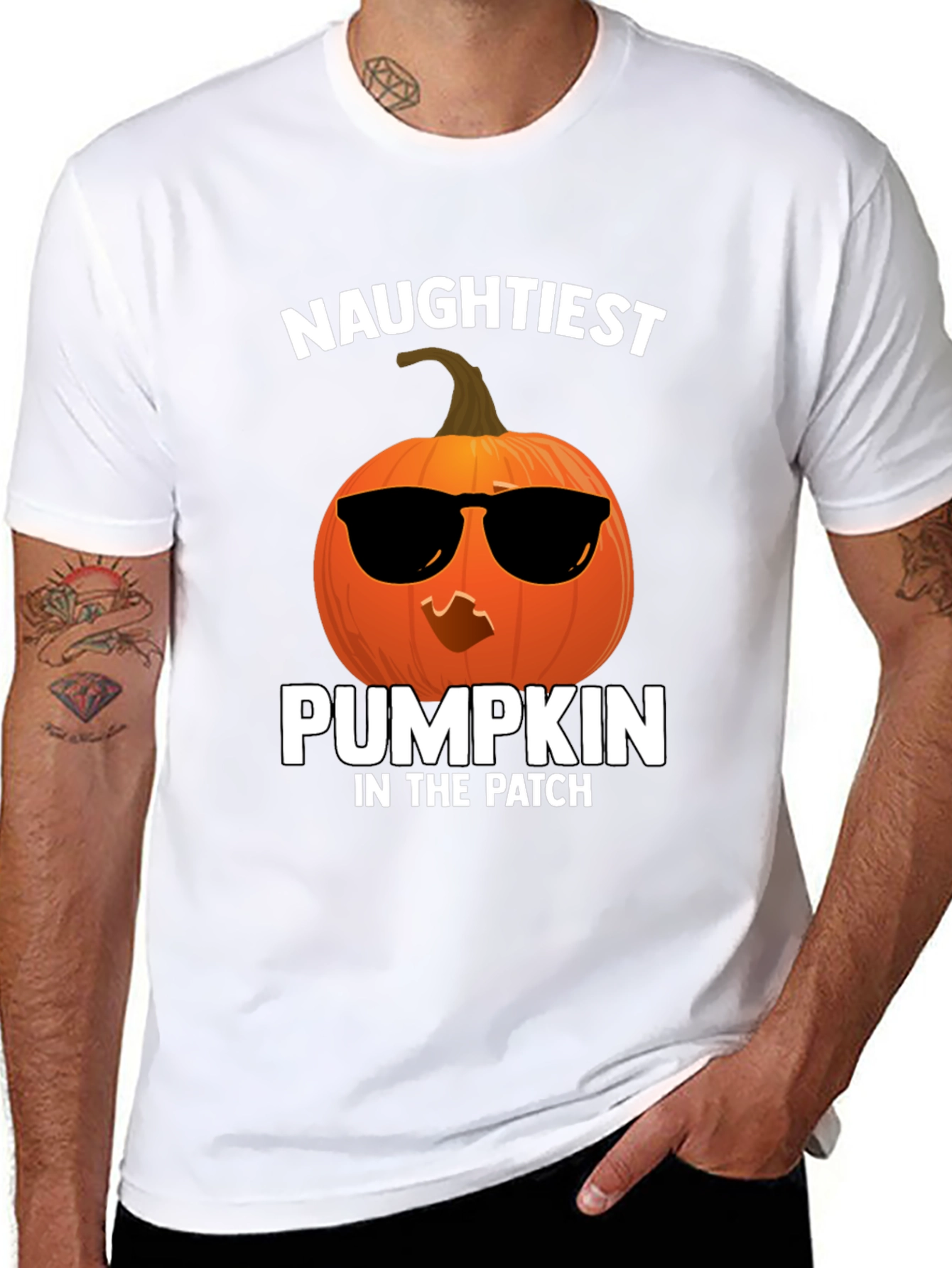 Naughtiest Pumpkin T-Shirt Halloween