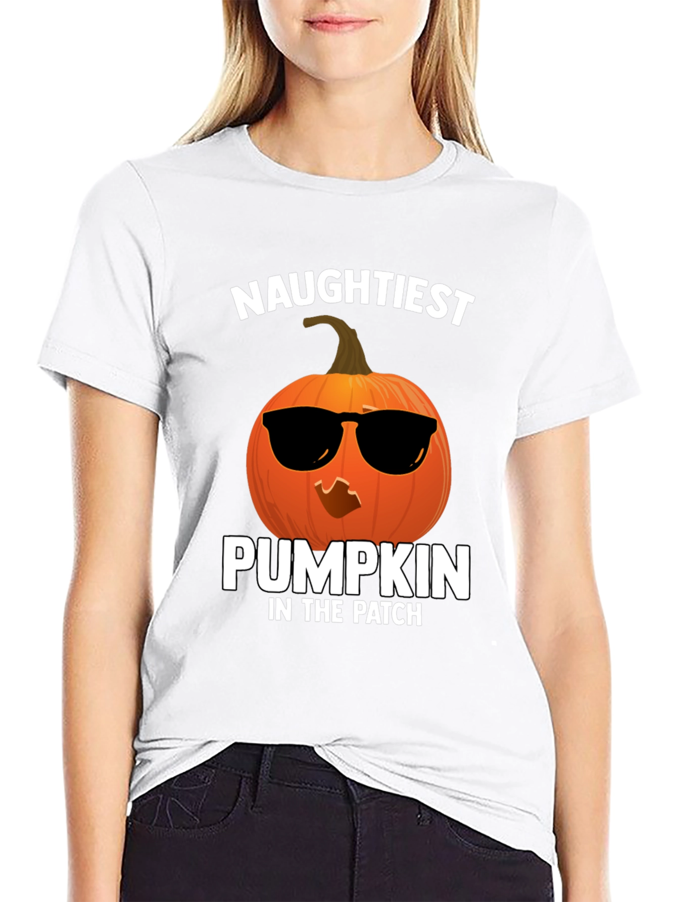 Naughtiest Pumpkin T-Shirt Halloween