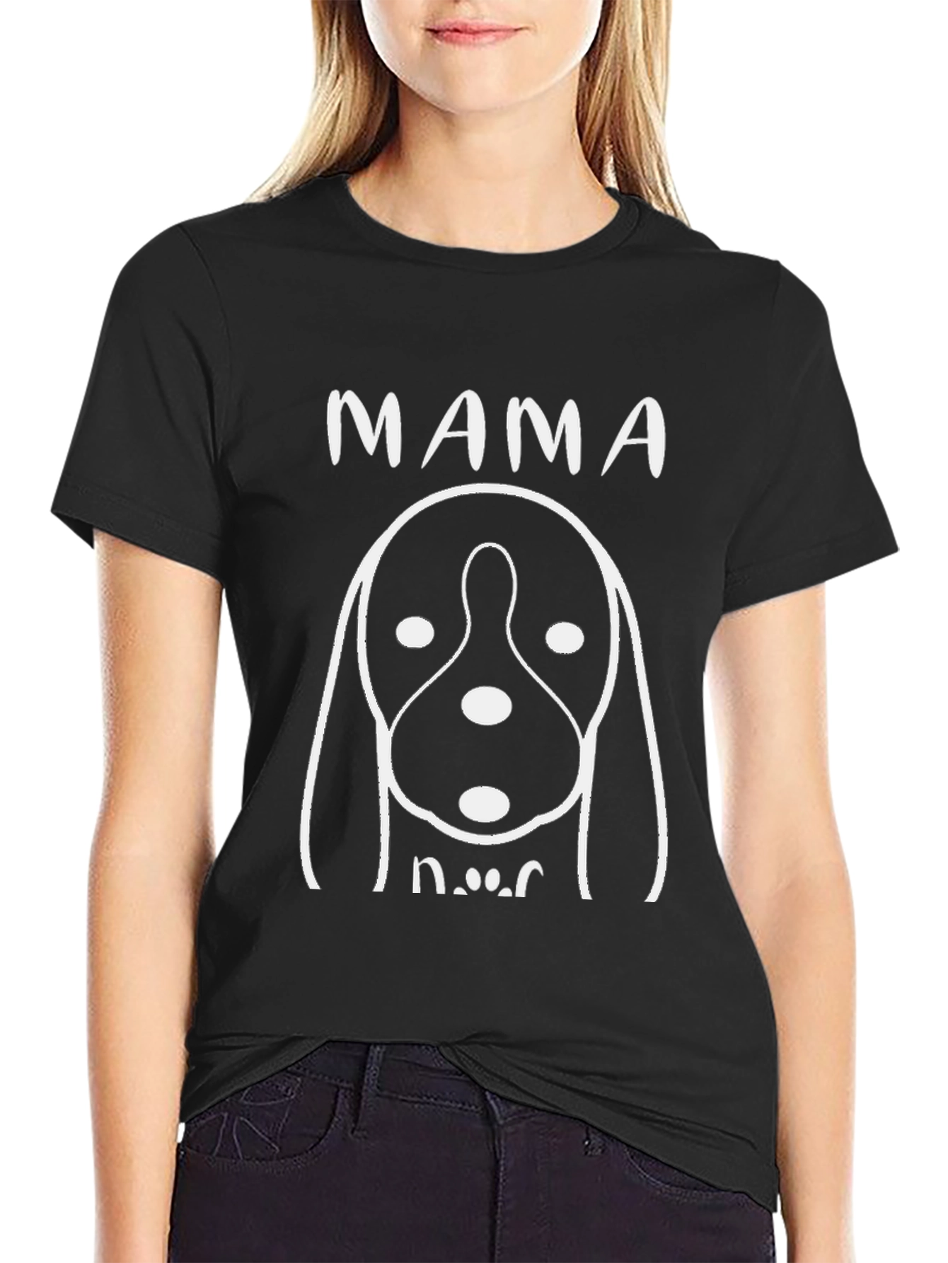 Mama Dog Graphic T-Shirt - Pet Lover Tee