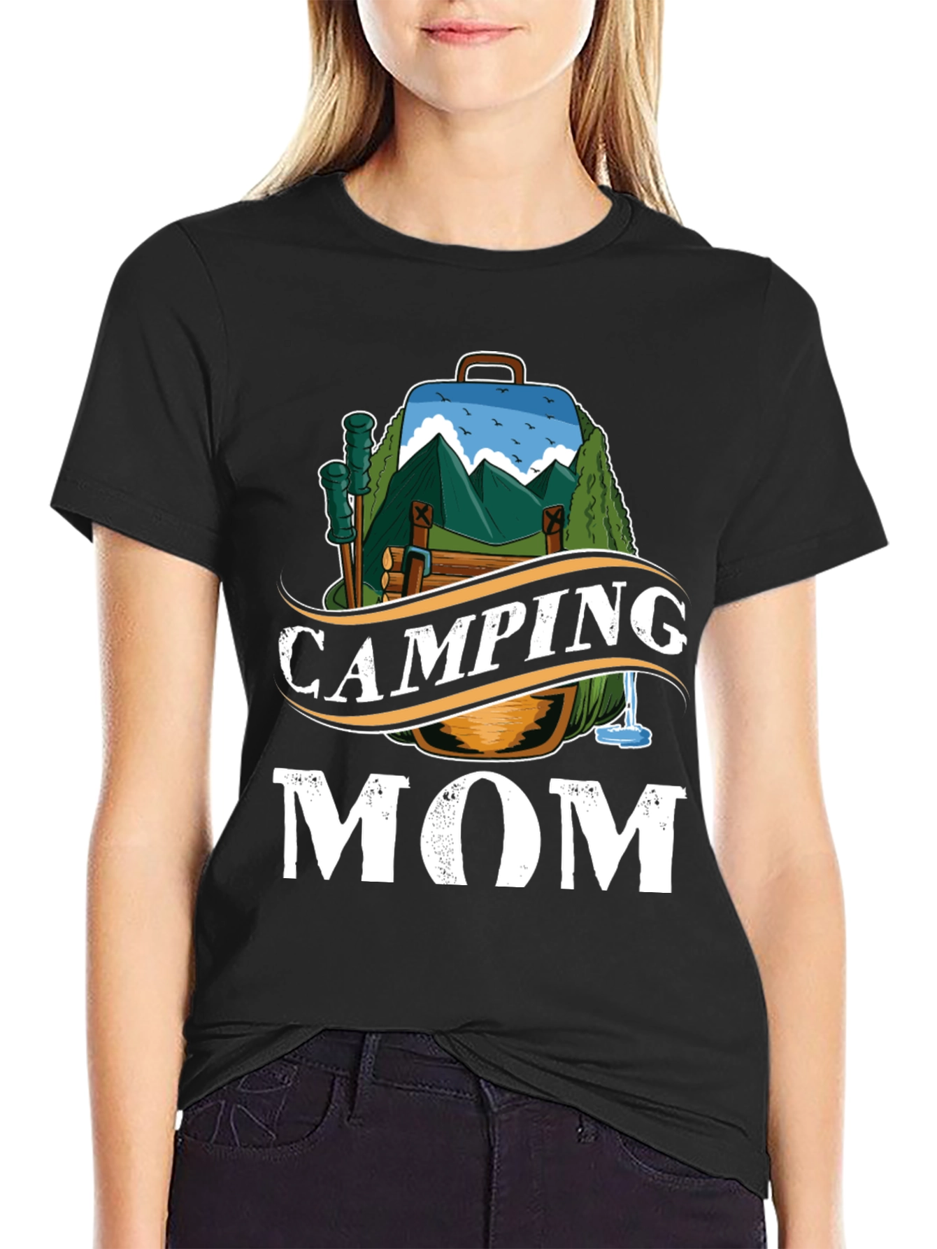 Camping Mom Graphic Tee