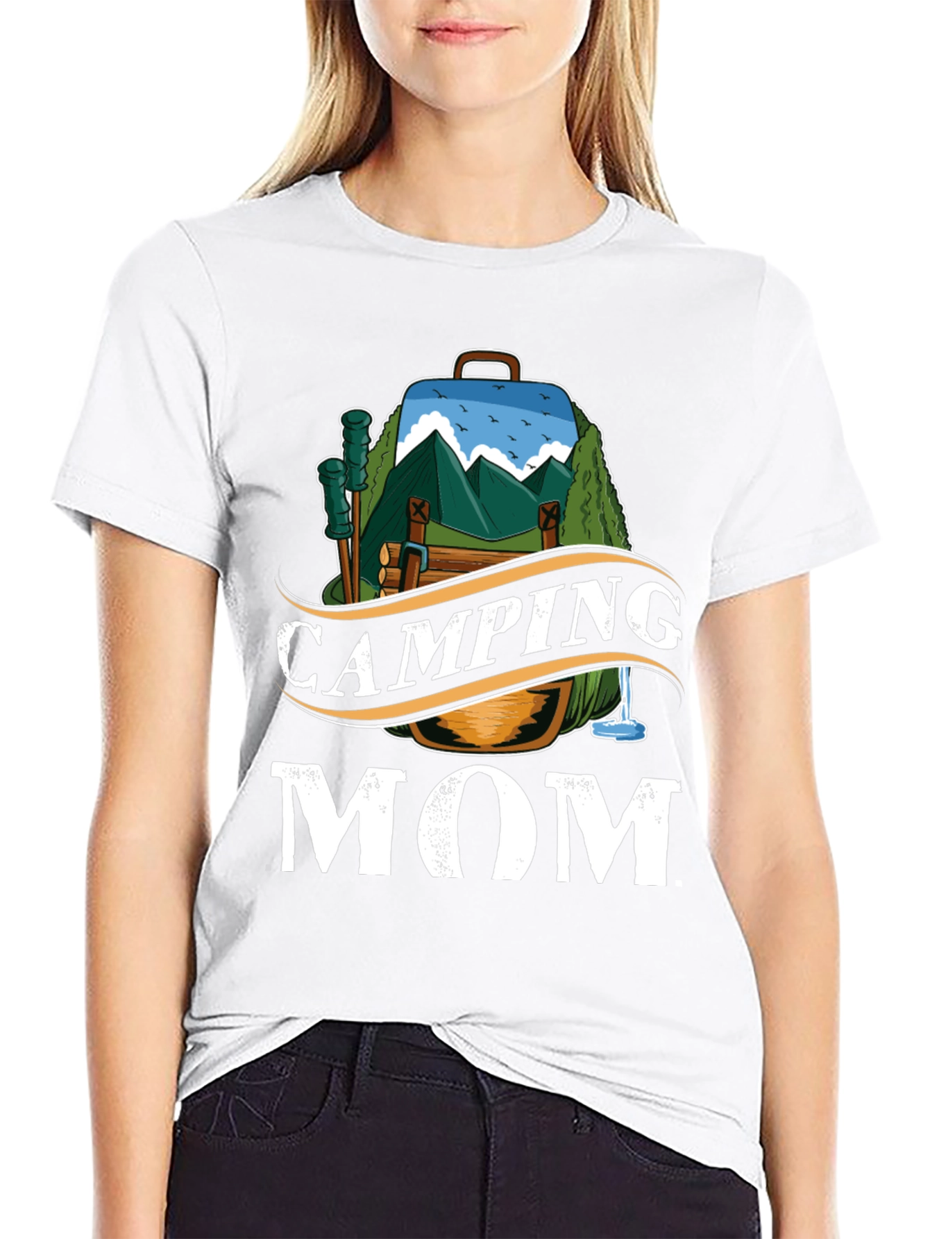 Camping Mom Graphic Tee