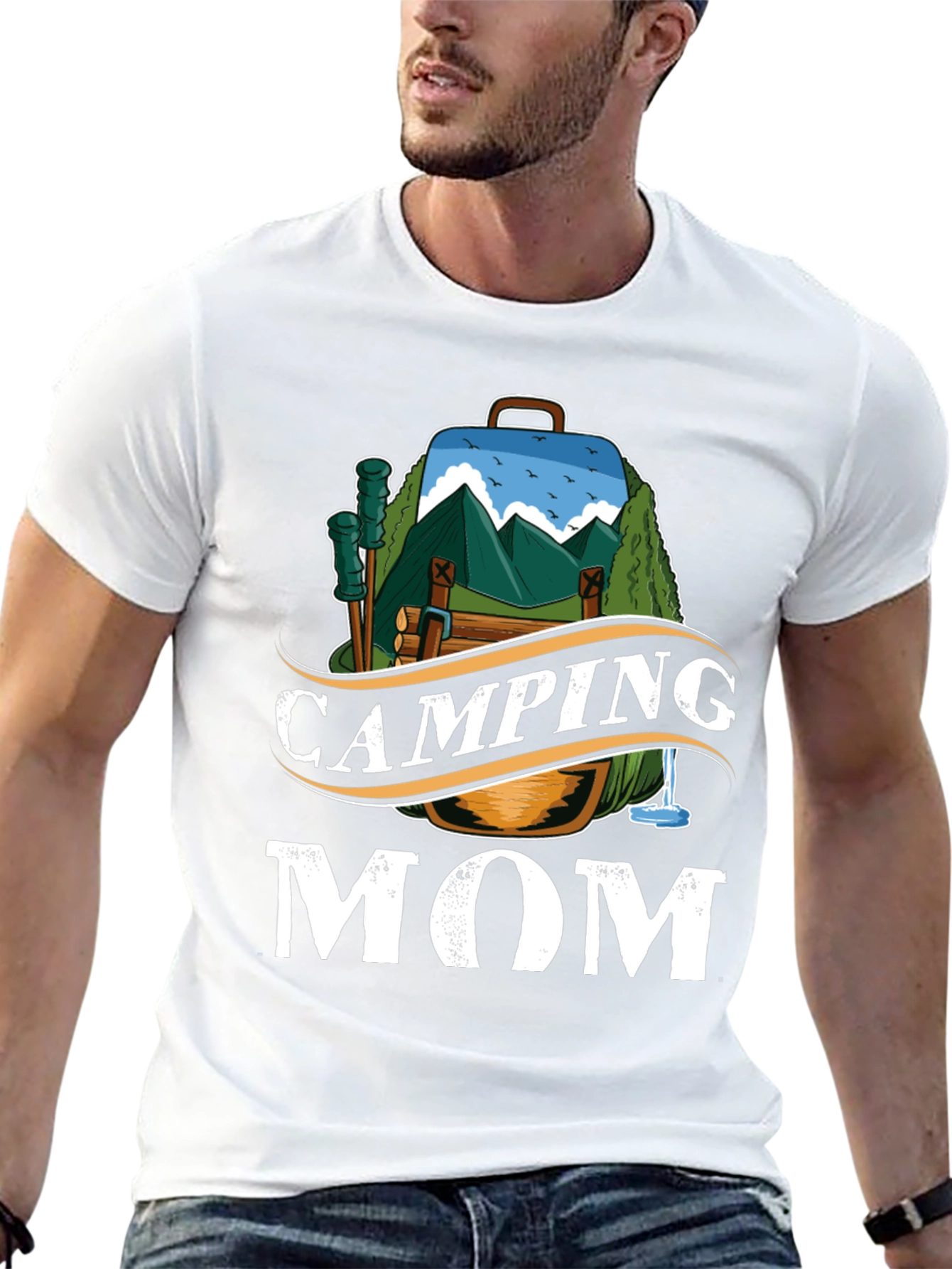 Camping Mom Graphic Tee