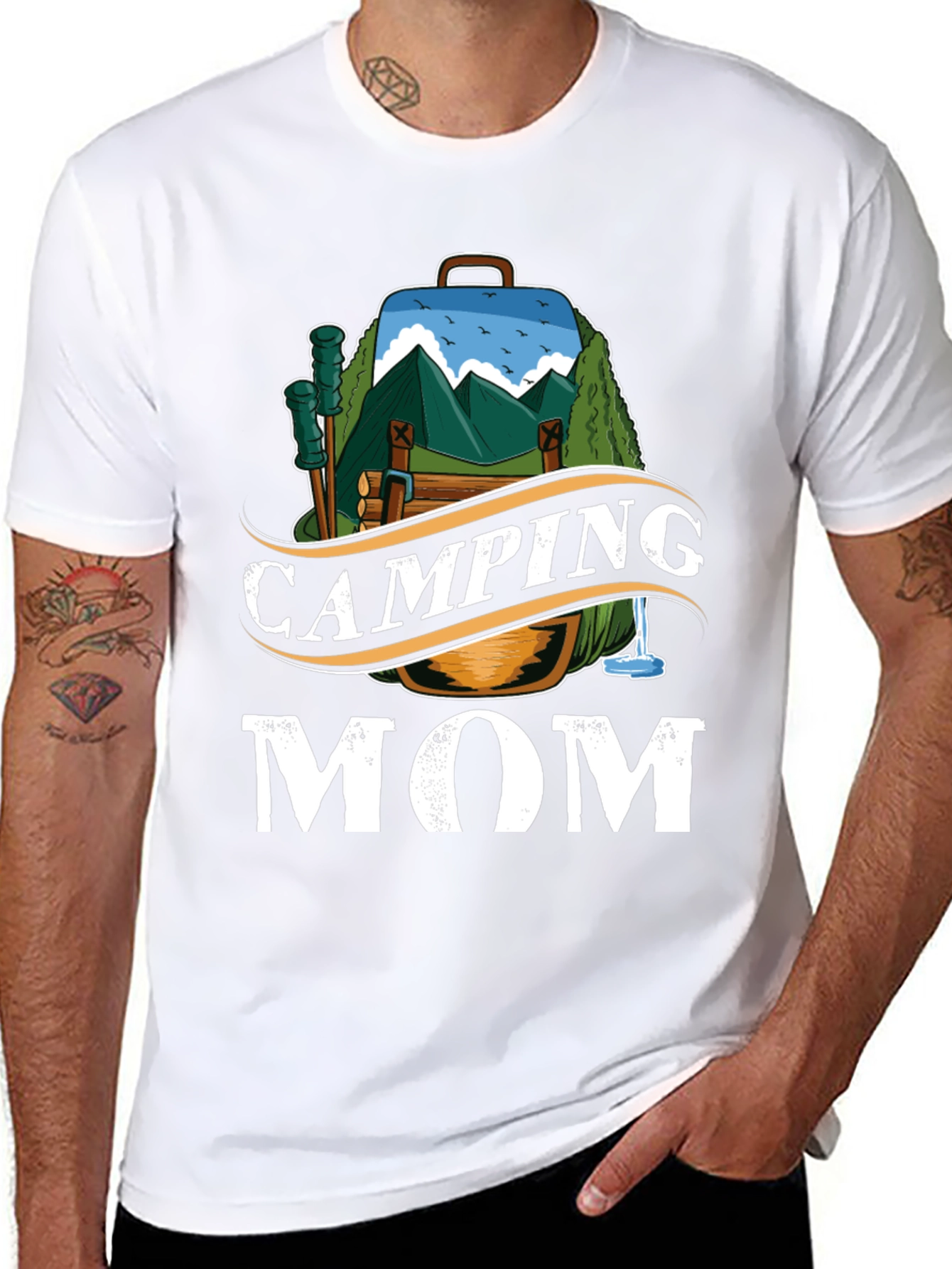 Camping Mom Graphic Tee