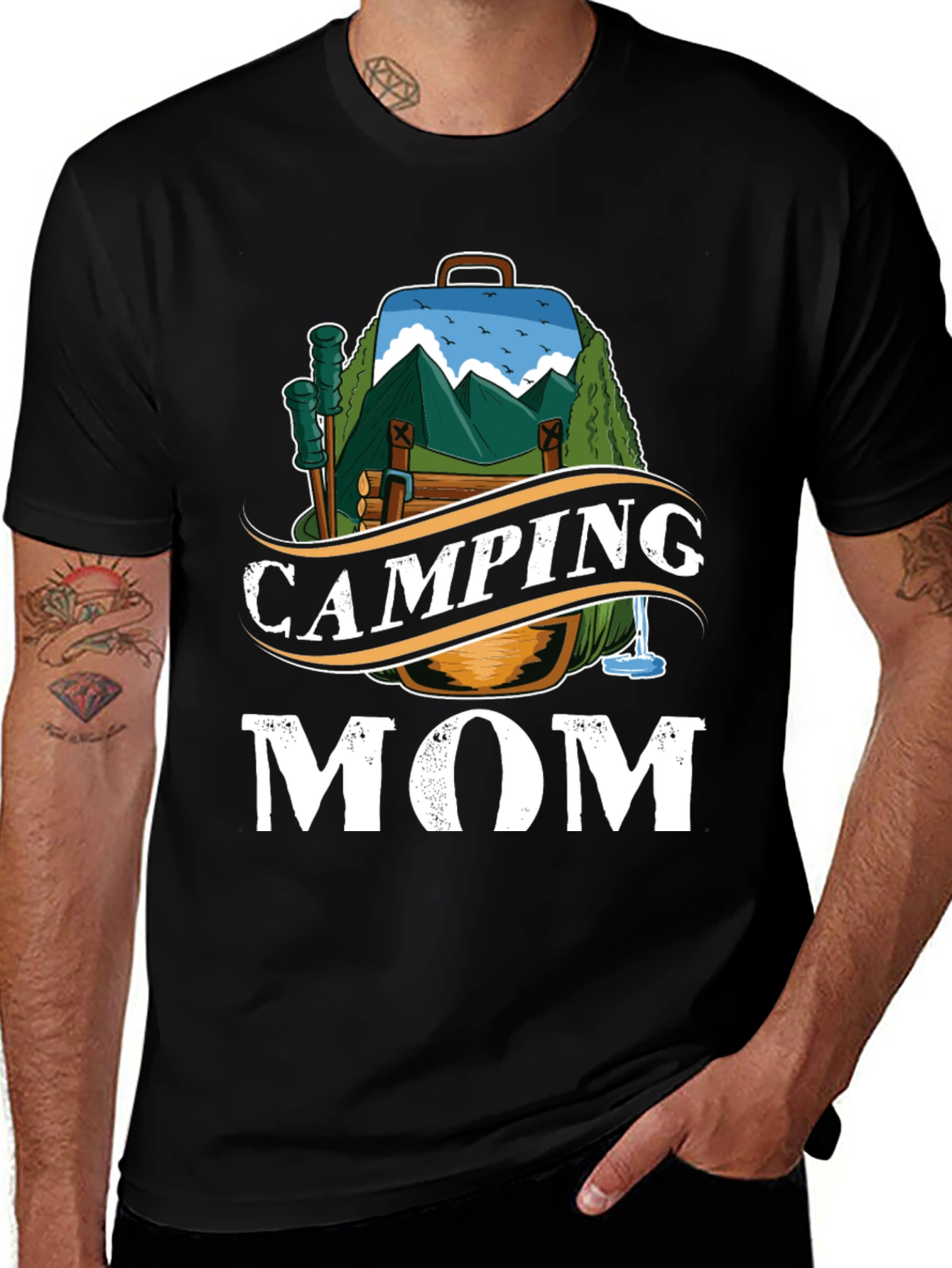 Camping Mom Graphic Tee