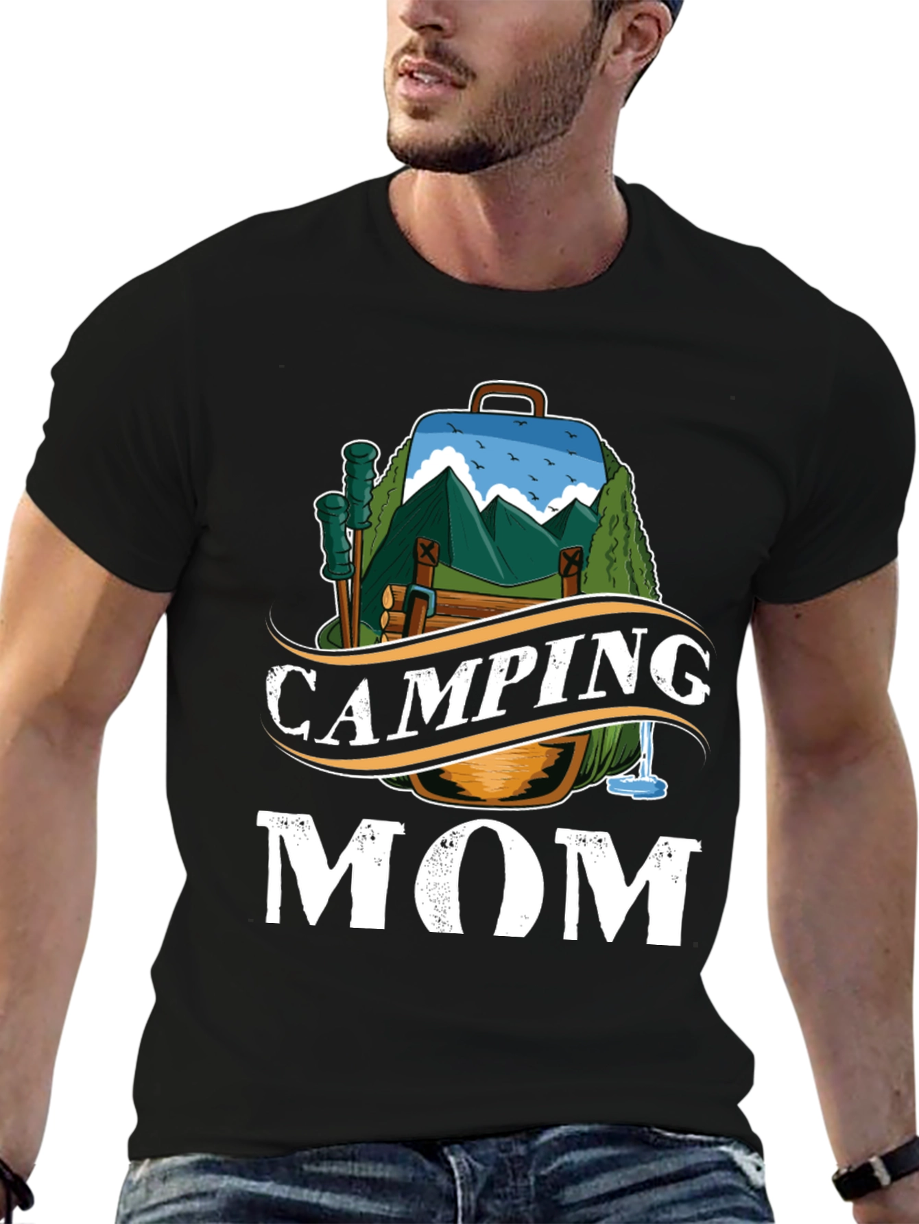 Camping Mom Graphic Tee