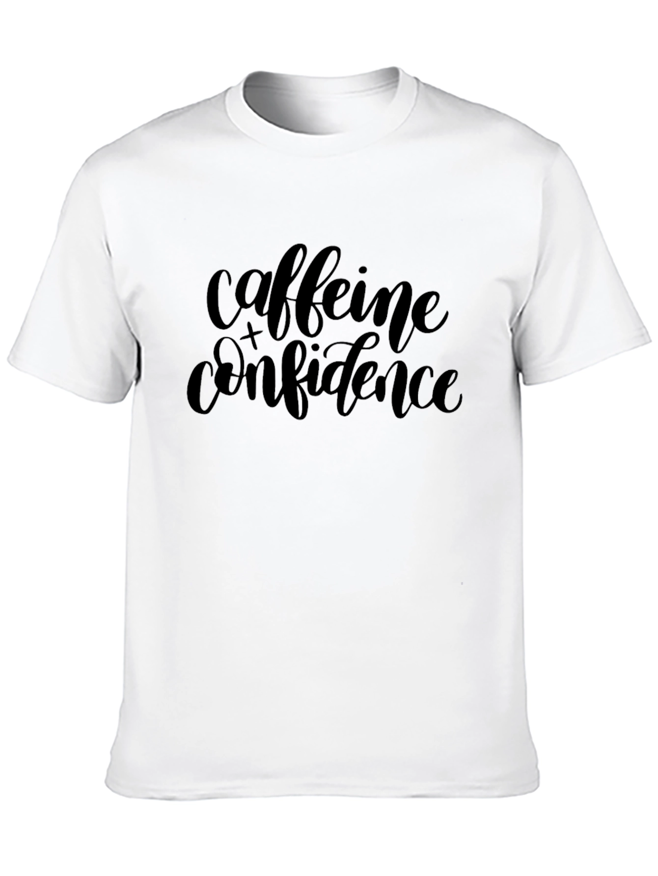 Caffeine Confidence Graphic Tee - Black