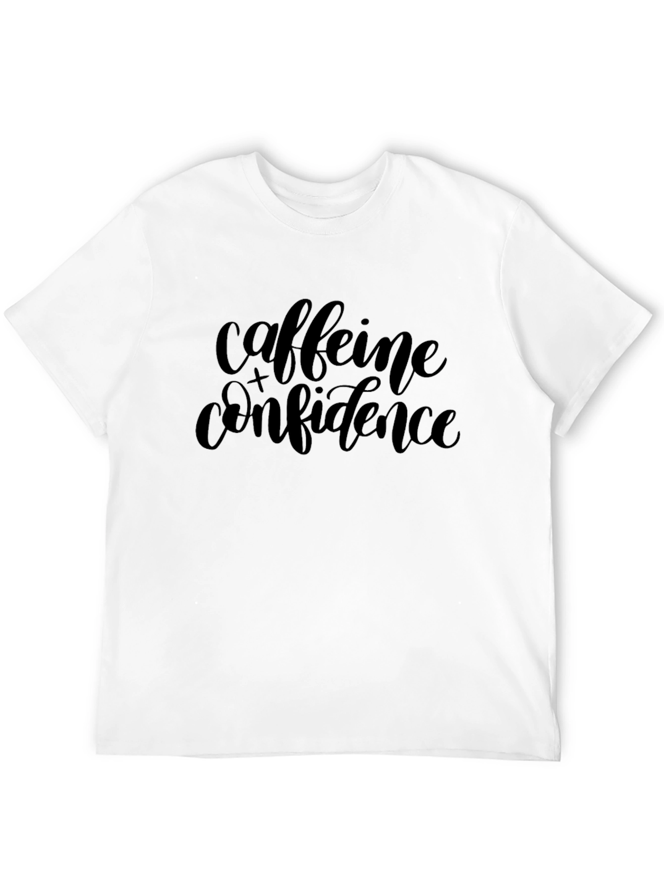 Caffeine Confidence Graphic Tee - Black