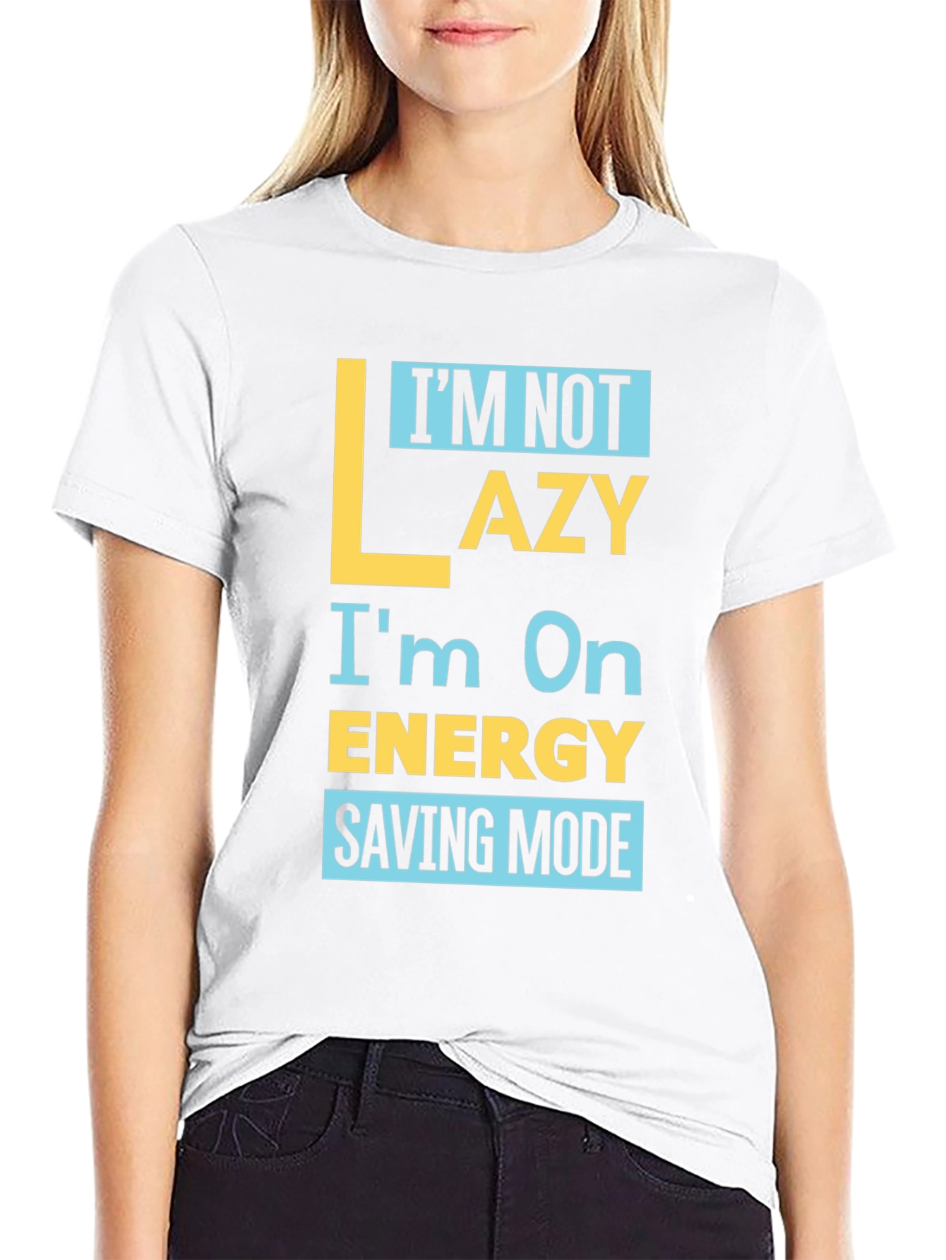 Funny Energy Saving Mode Graphic Tee
