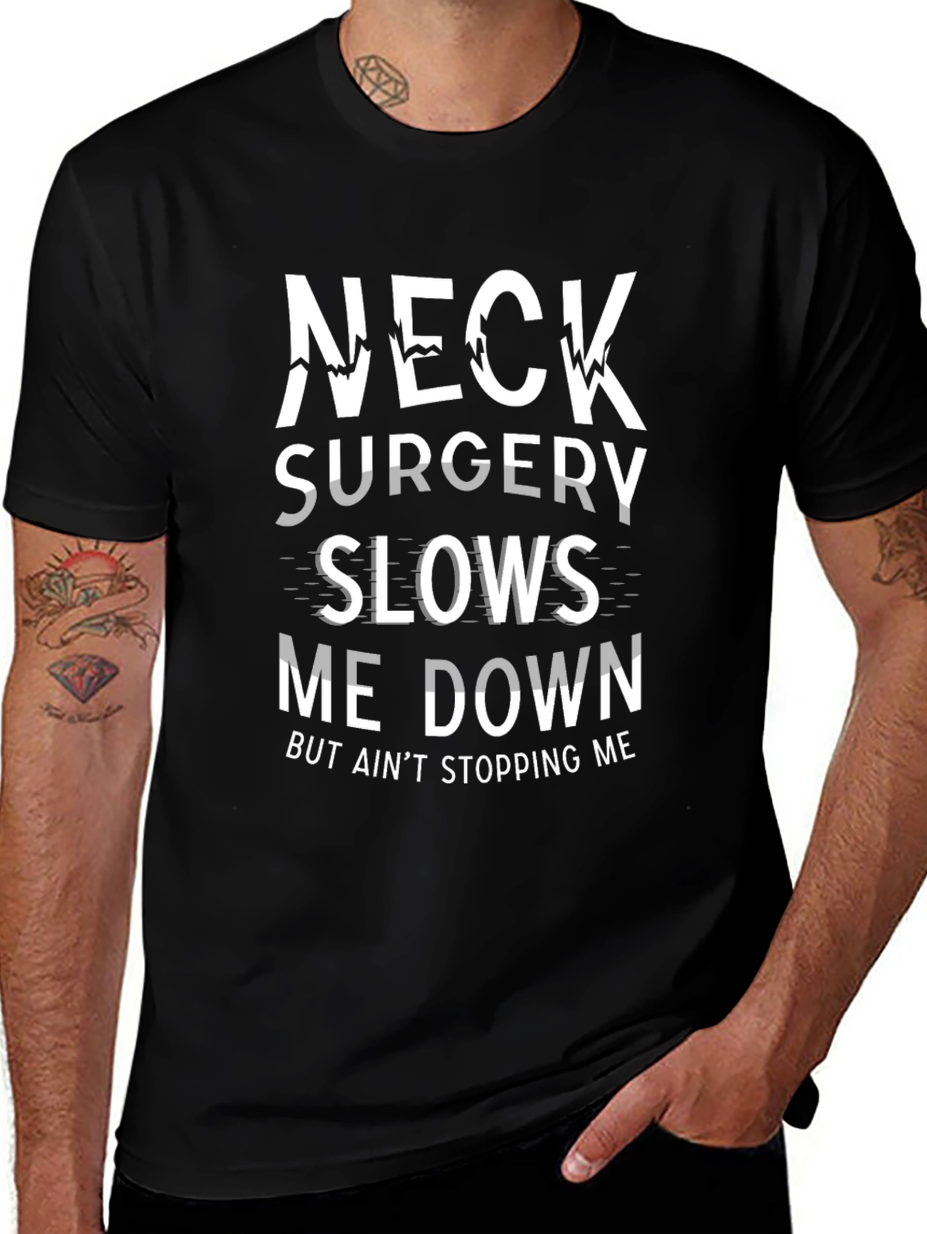 Neck Surgery Recovery T-Shirt: But Aint Stopping Me