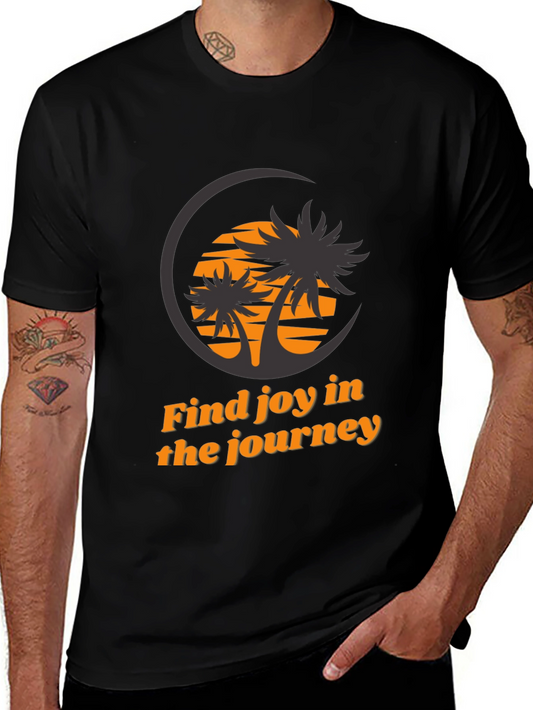 Find Joy Black Graphic Tee