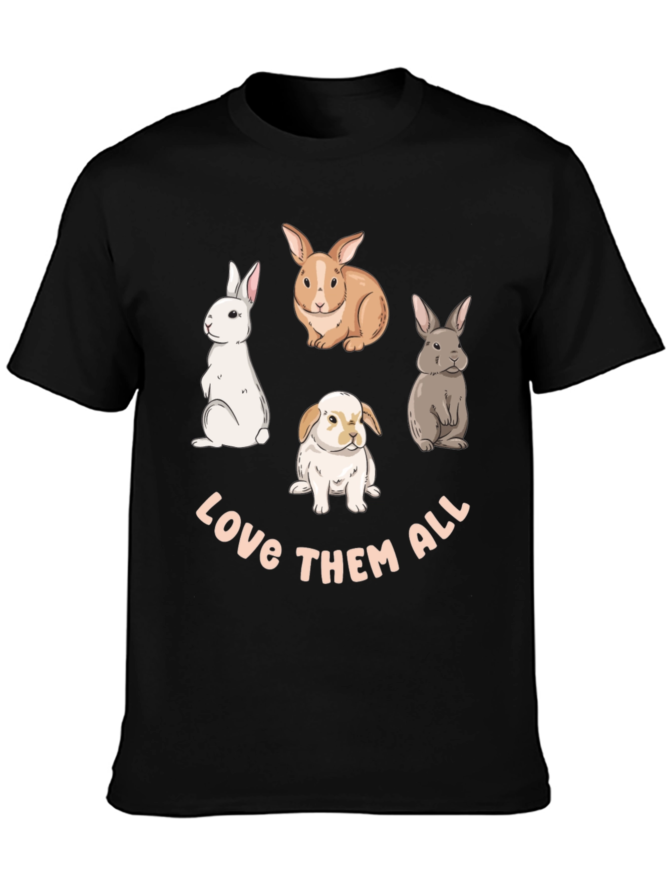 Love Them All Bunny T-Shirt