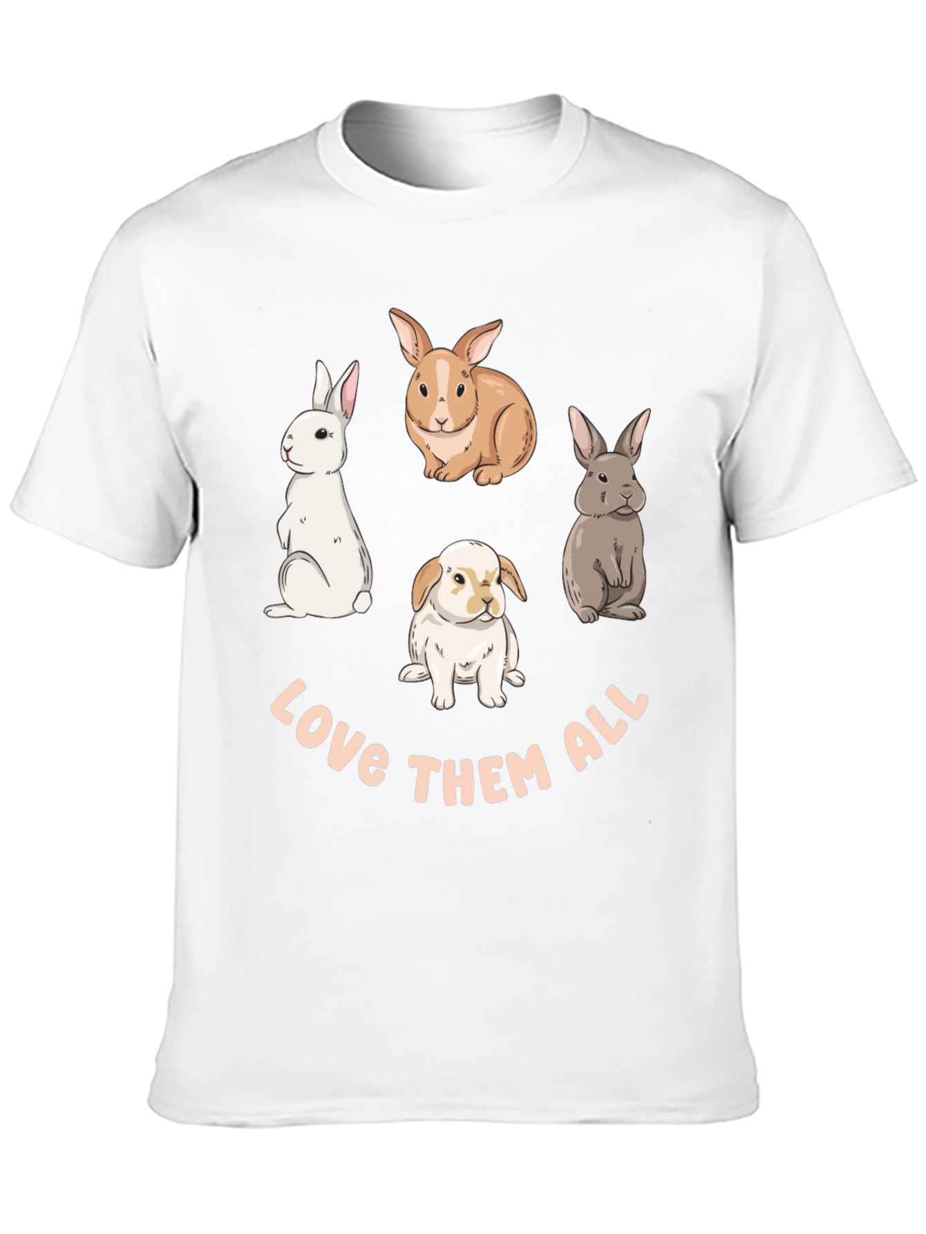 Love Them All Bunny T-Shirt