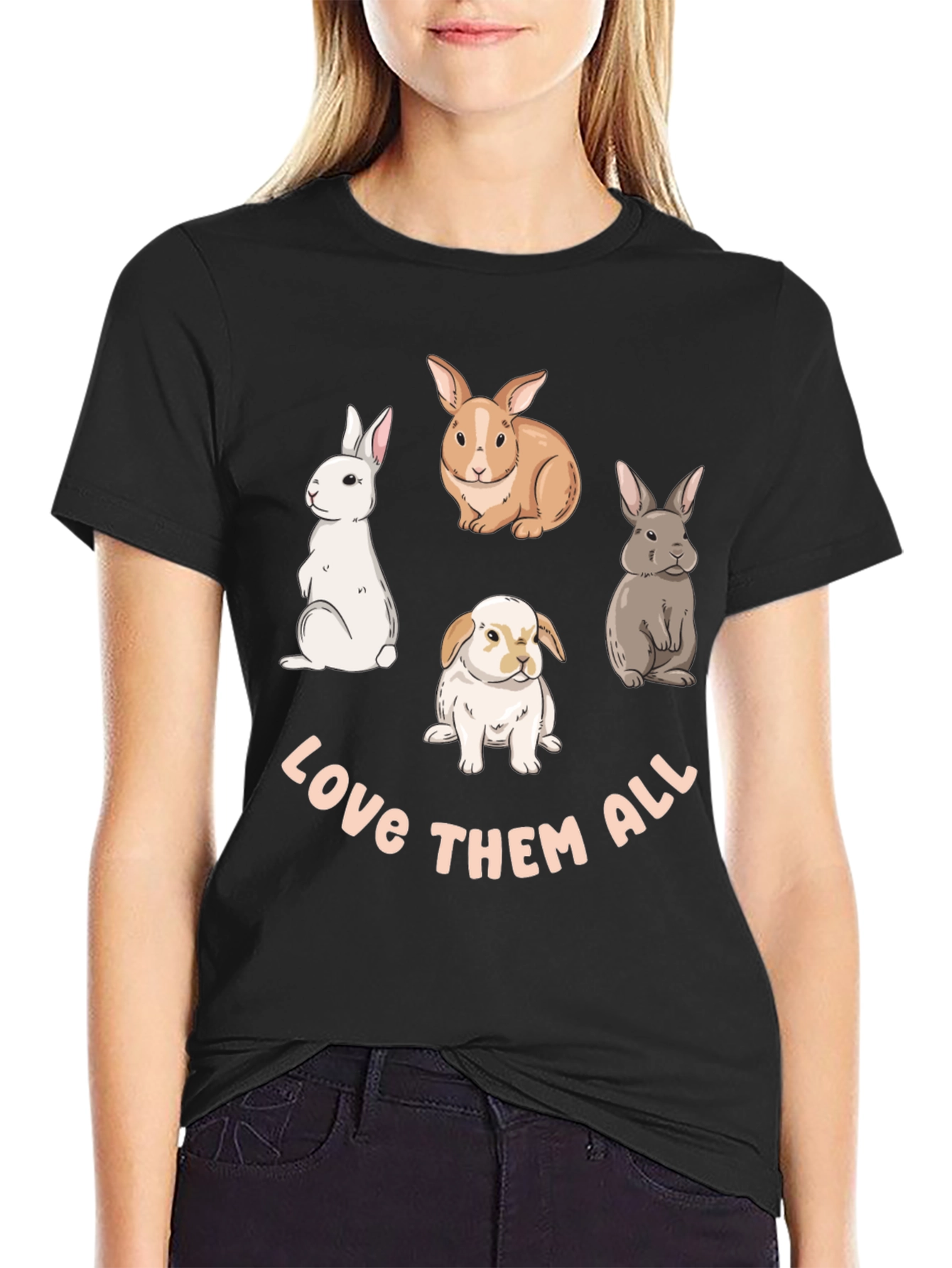 Love Them All Bunny T-Shirt
