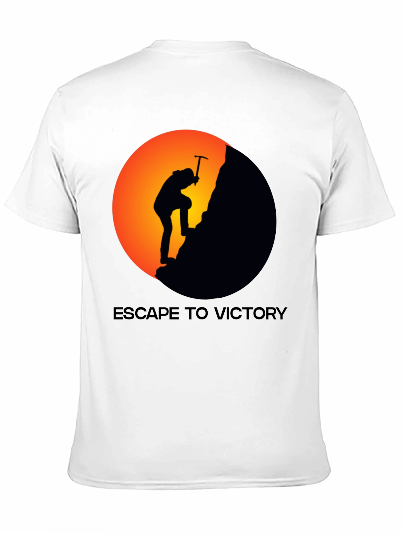 Escape To Victory Black Graphic T-Shirt