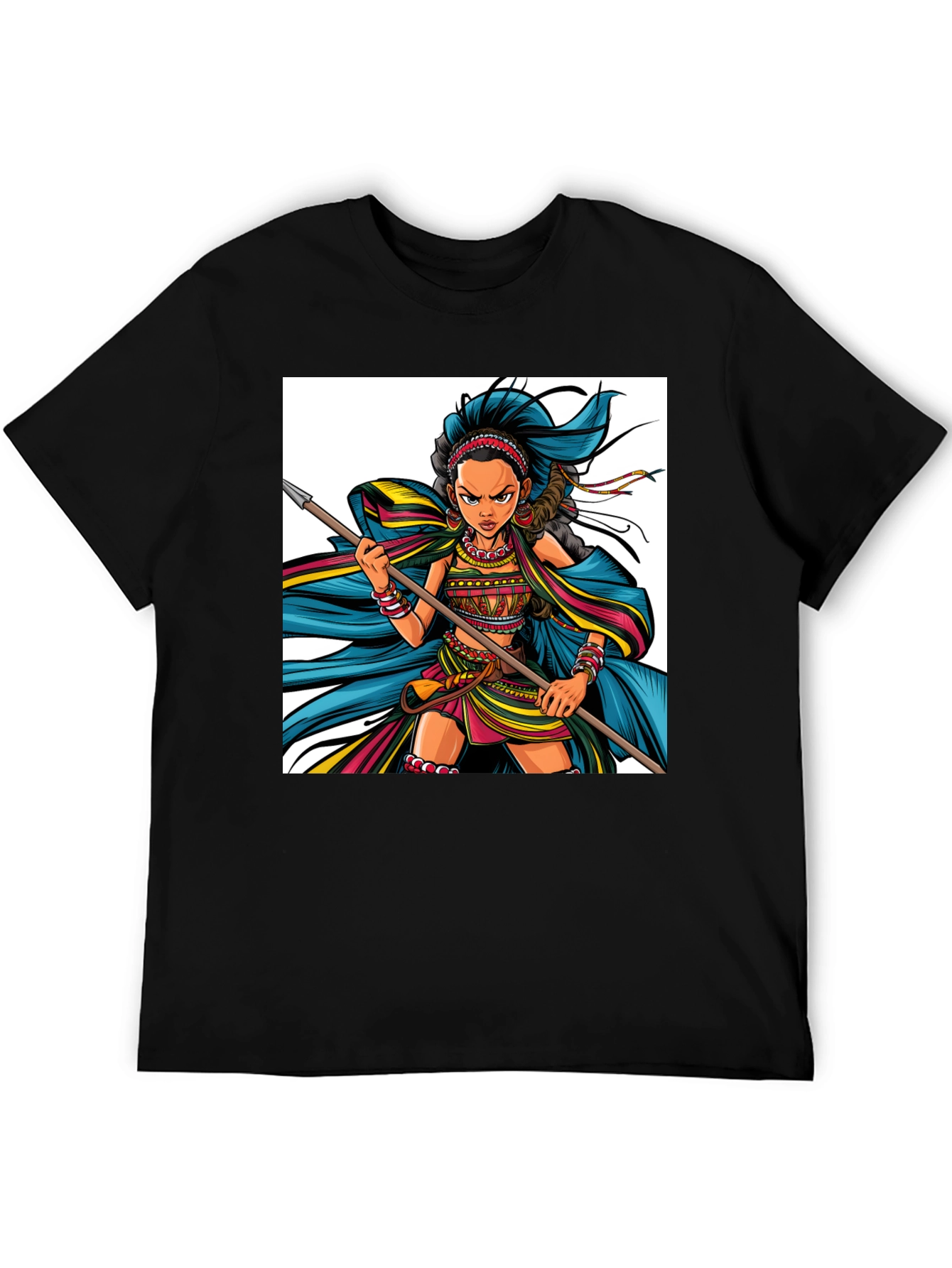 Warrior Woman Graphic Tee - Unisex Cotton T-Shirt
