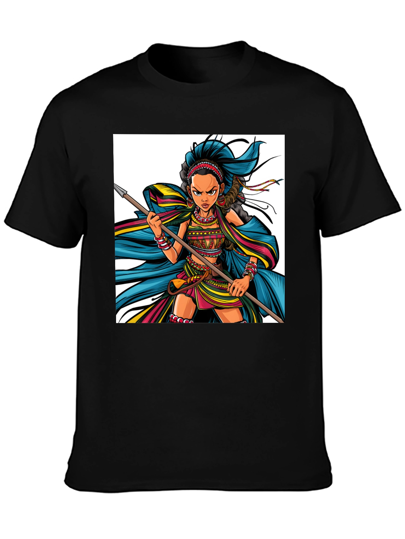 Warrior Woman Graphic Tee - Unisex Cotton T-Shirt