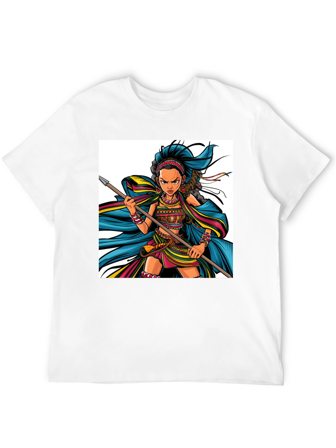 Warrior Woman Graphic Tee - Unisex Cotton T-Shirt