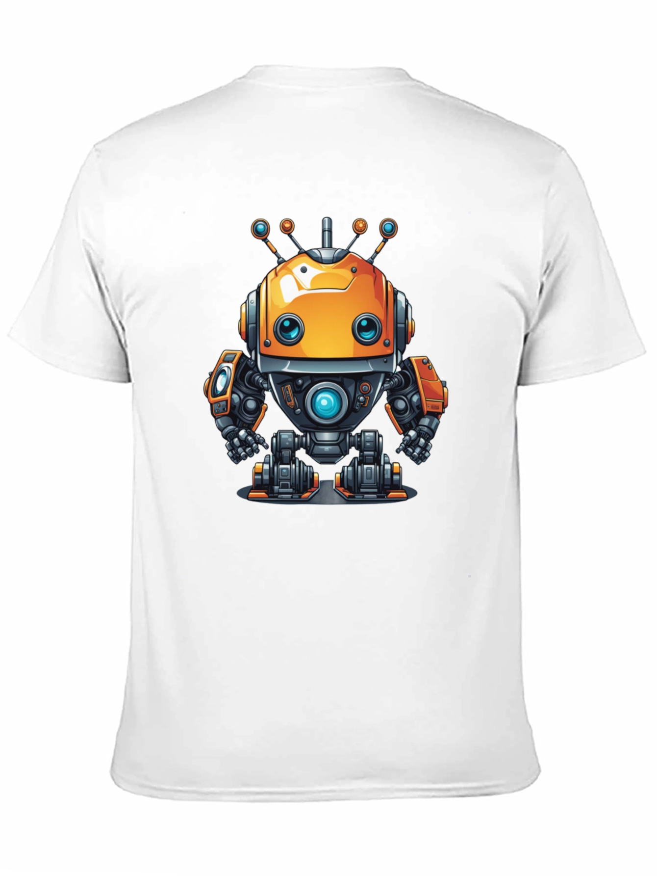 Robot Graphic Tee - Unique Design