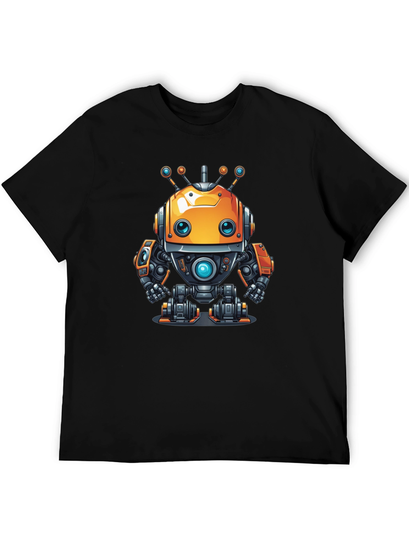 Robot Graphic Tee - Unique Design