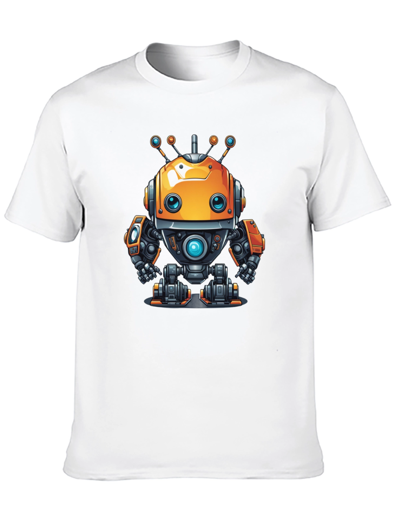 Robot Graphic Tee - Unique Design