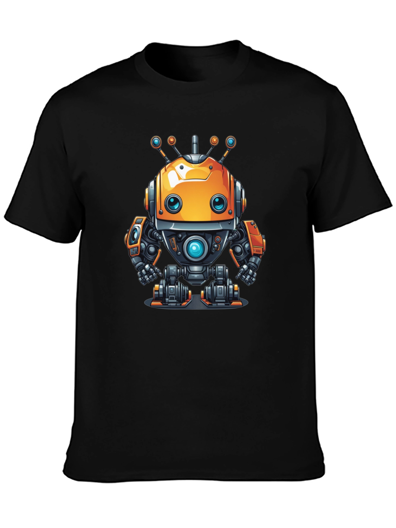 Robot Graphic Tee - Unique Design