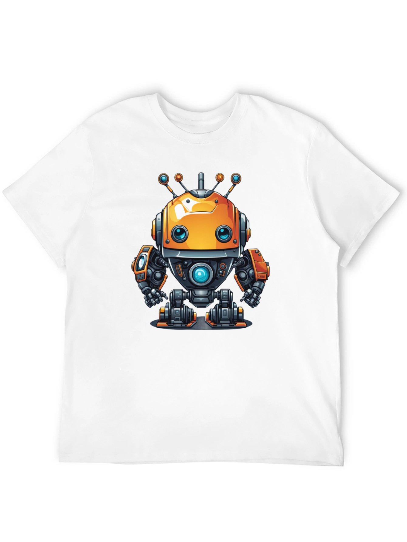 Robot Graphic Tee - Unique Design