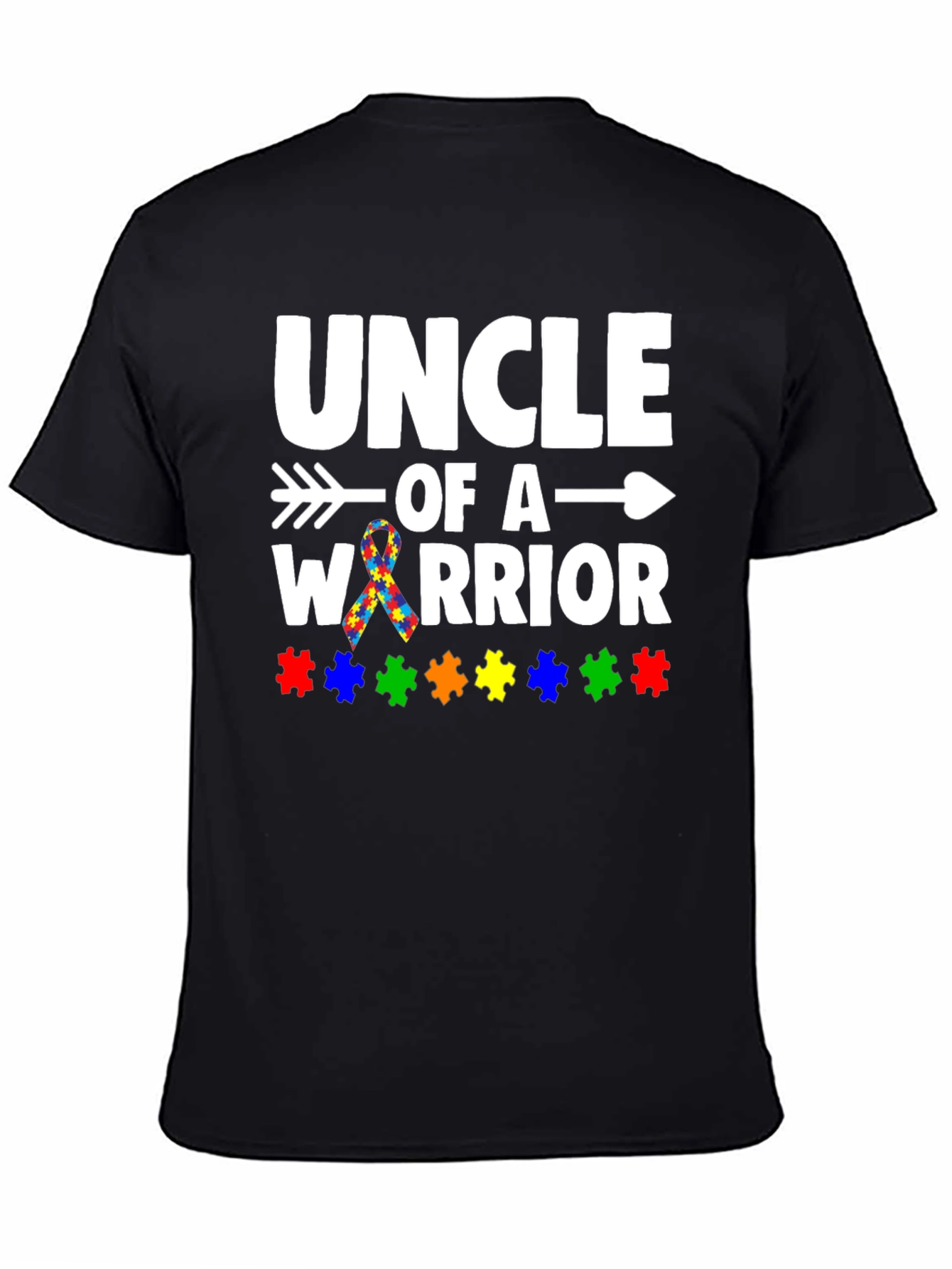 Autism Awareness T-Shirt - Uncle of a Warrior