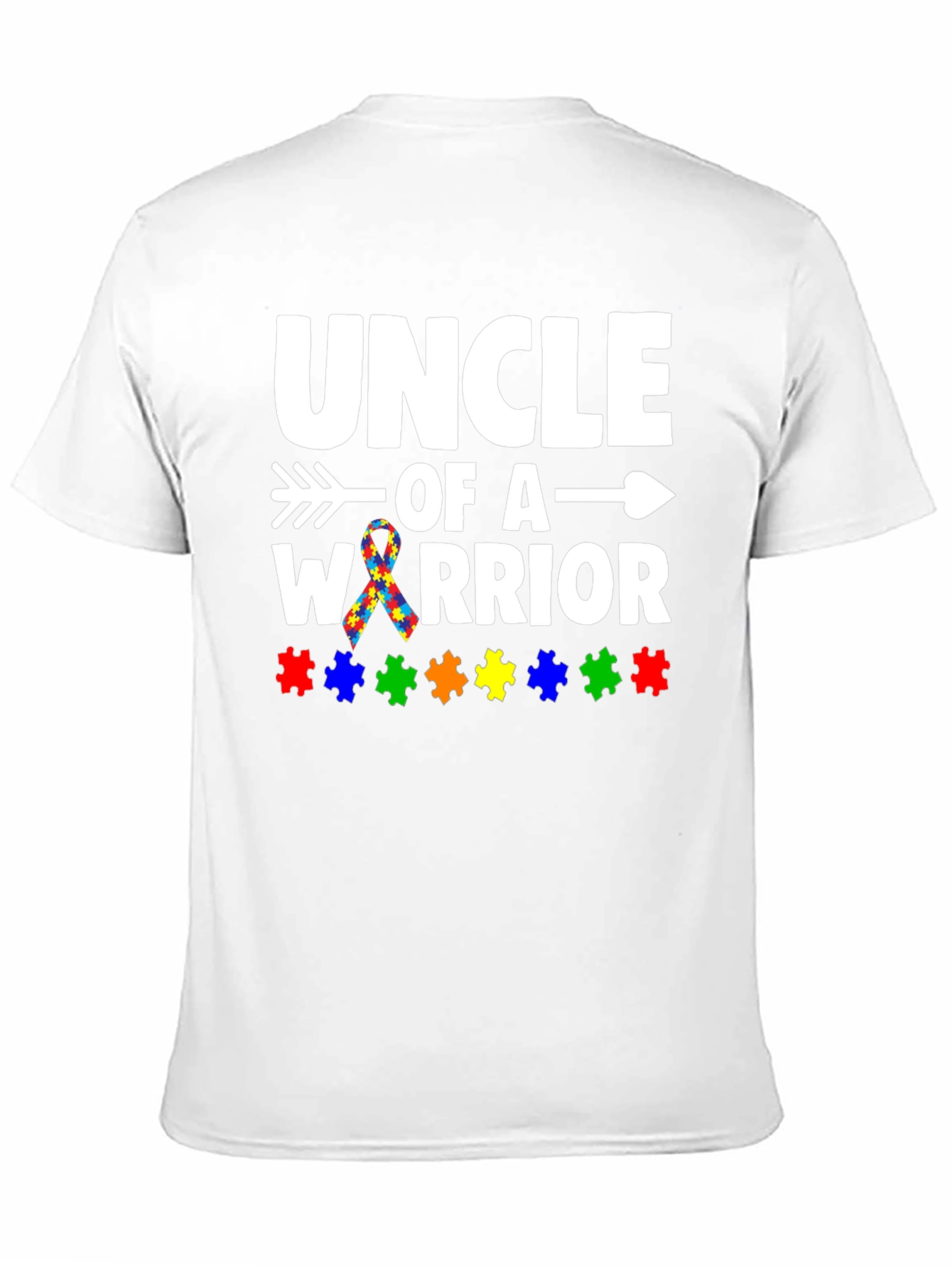 Autism Awareness T-Shirt - Uncle of a Warrior