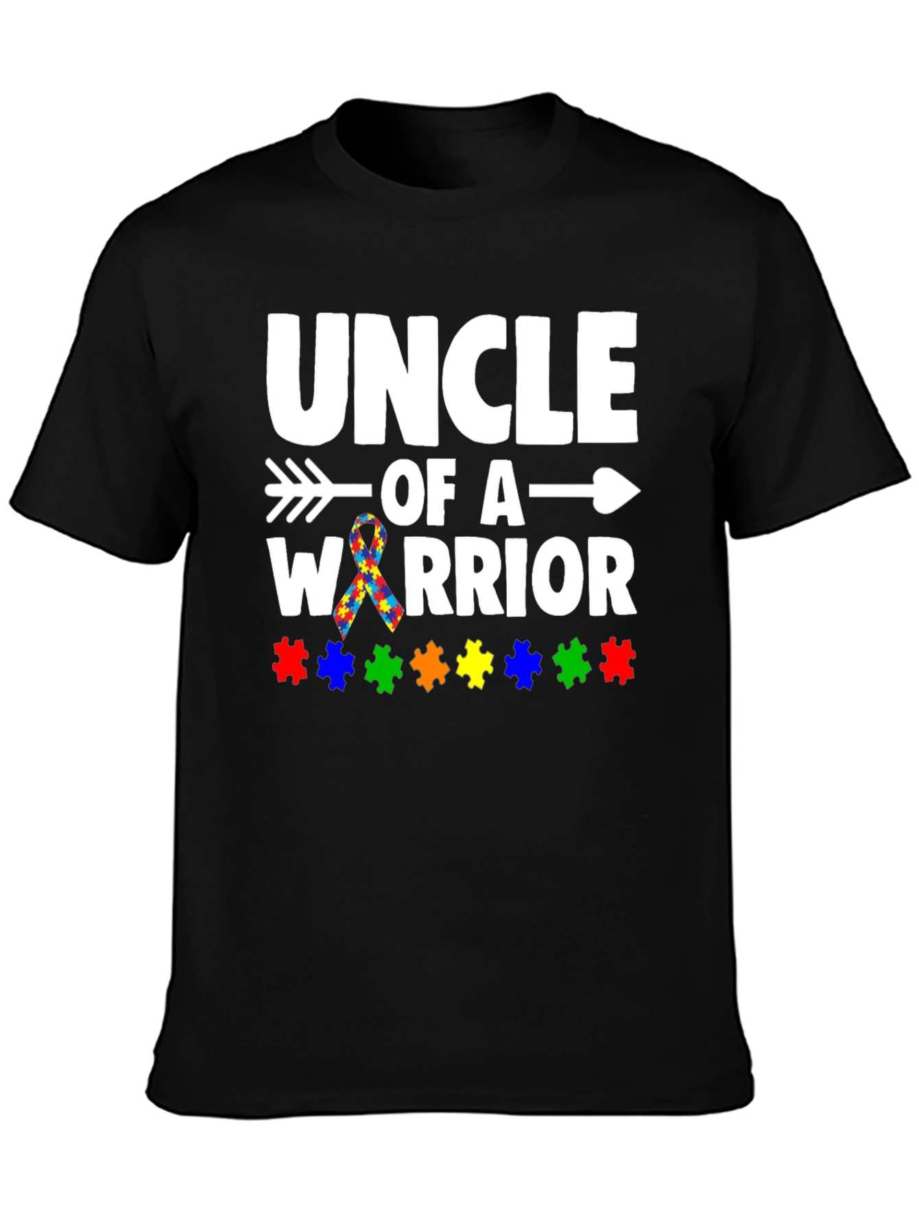 Autism Awareness T-Shirt - Uncle of a Warrior