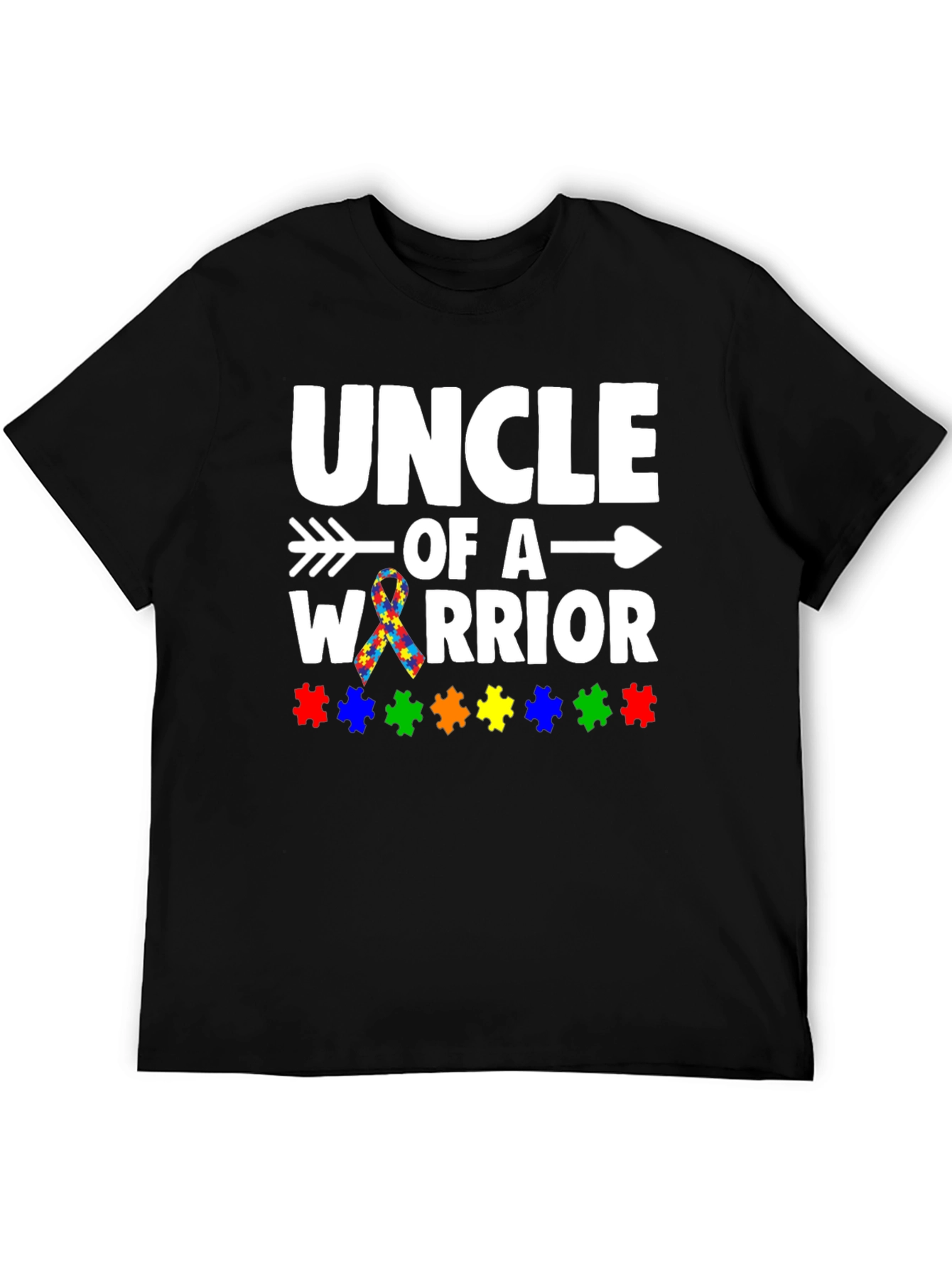 Autism Awareness T-Shirt - Uncle of a Warrior